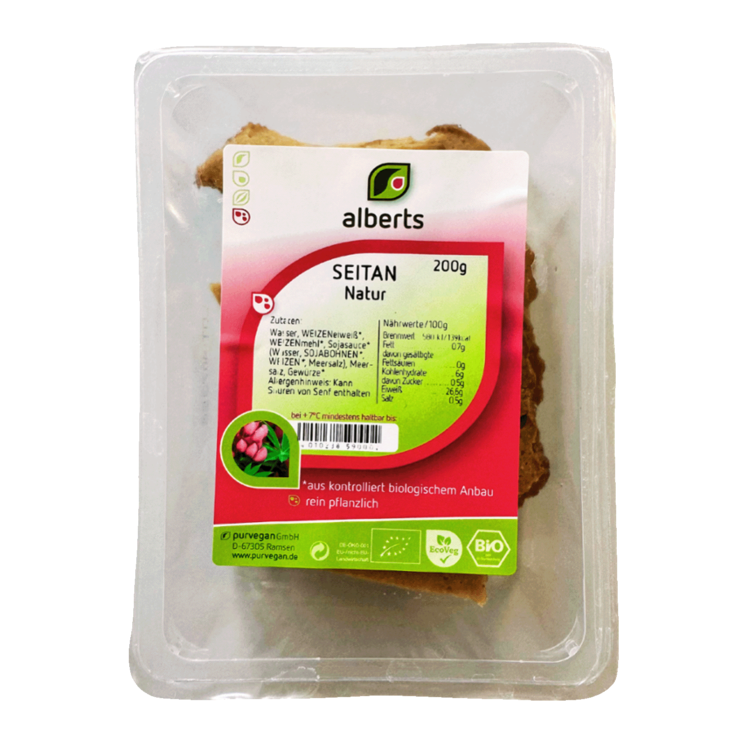 Seitan Natur, BIO, 200g