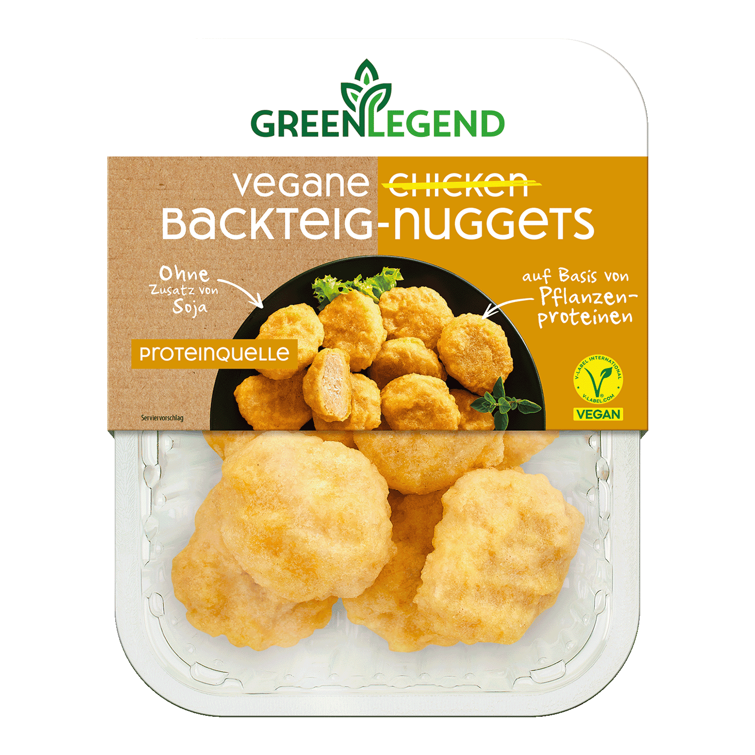 Vegane Chicken Backteig-Nuggets, 180g