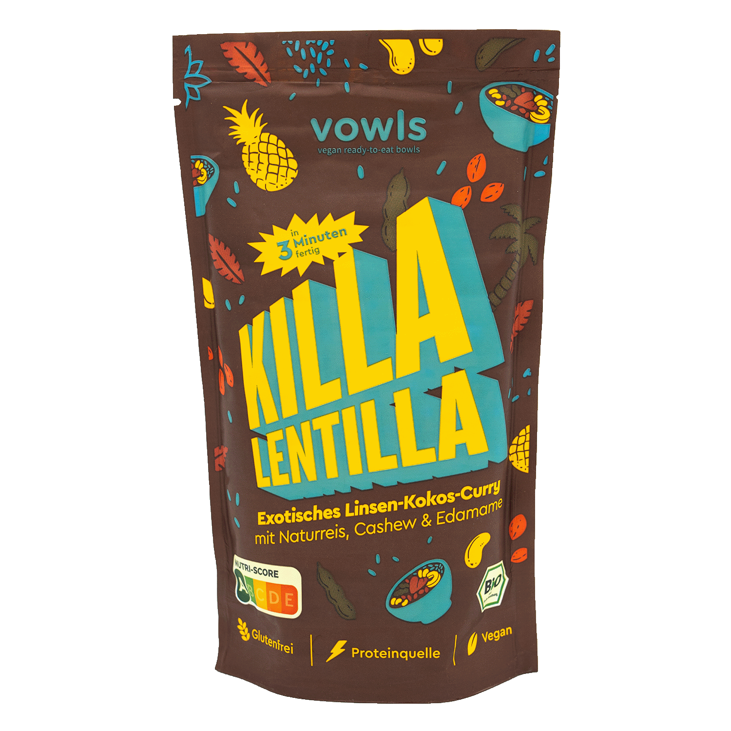 Killa Lentilla Linsen-Kokos-Curry, BIO, 400g