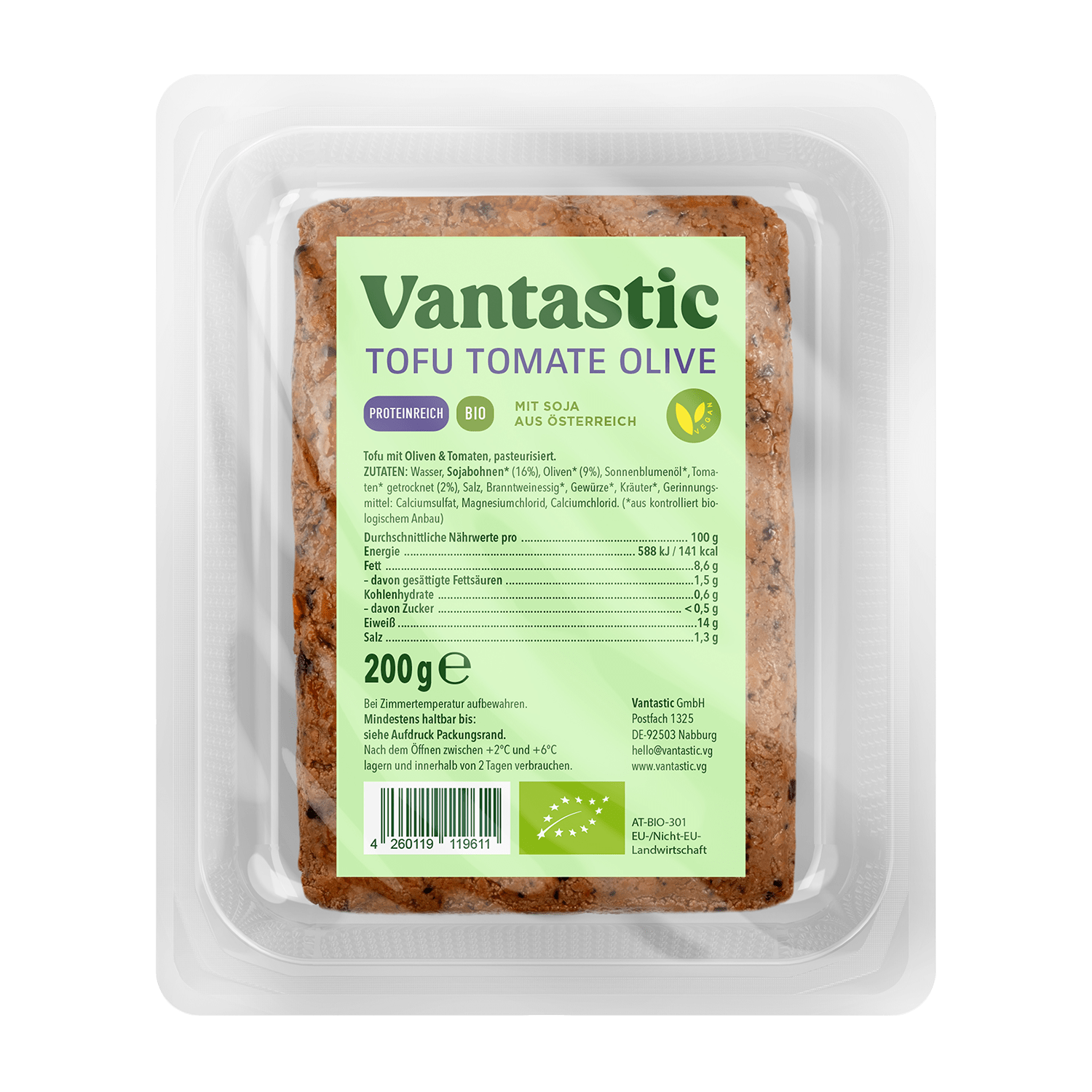 Bio Tofu Tomate-Olive