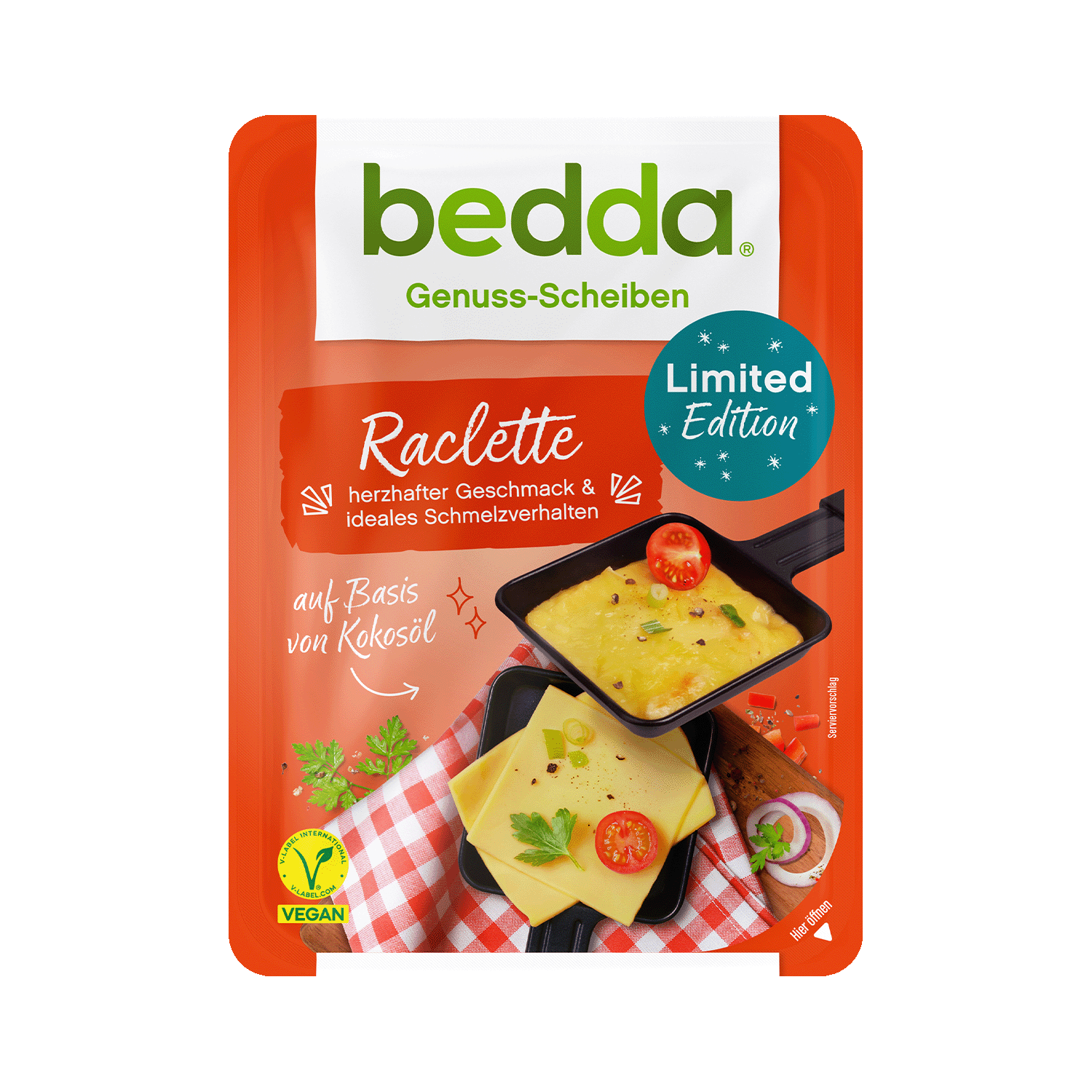 Scheiben Raclette, 180g