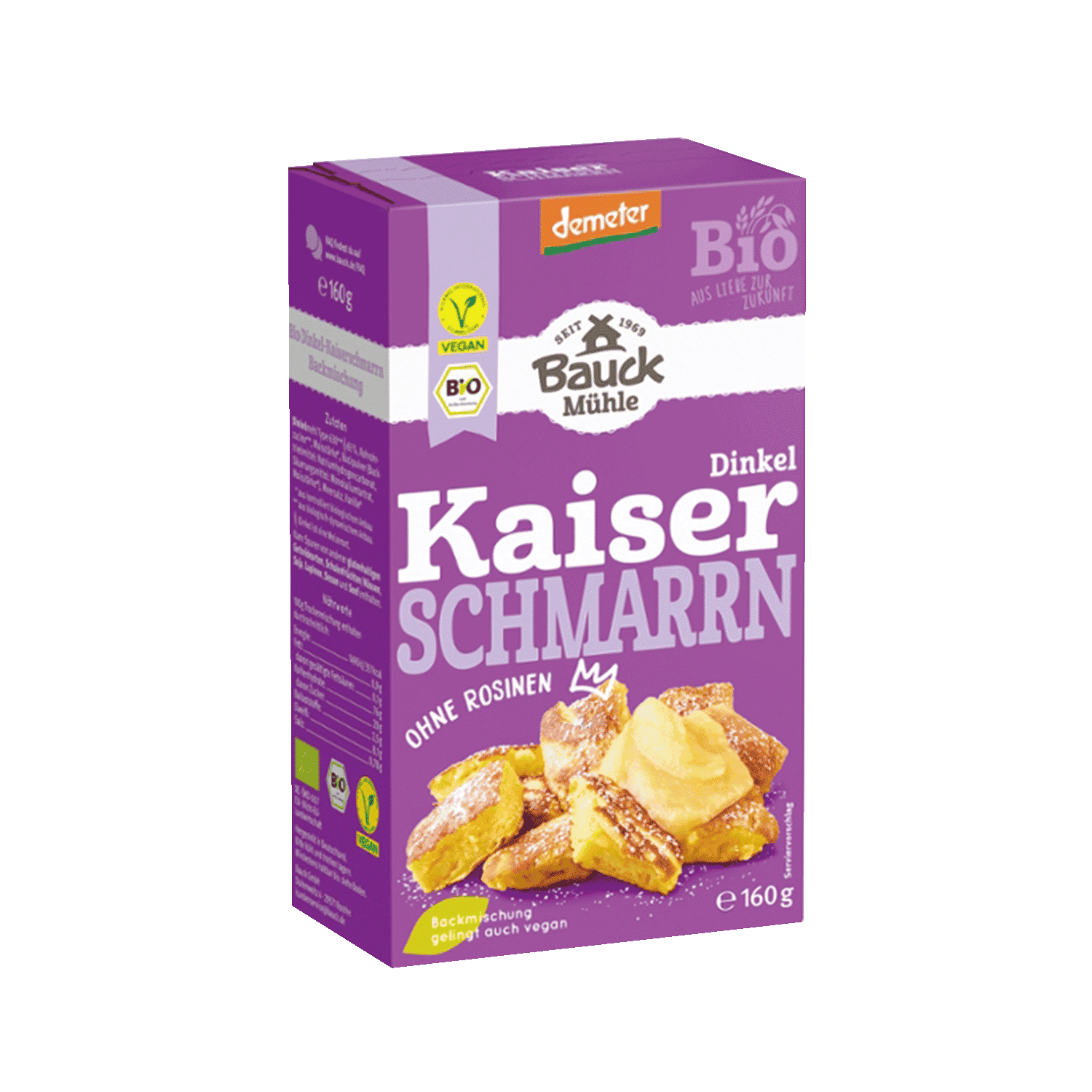 Spelt Kaiserschmarrn "Cut-Up Pancakes" Baking Mix, Organic, 160g