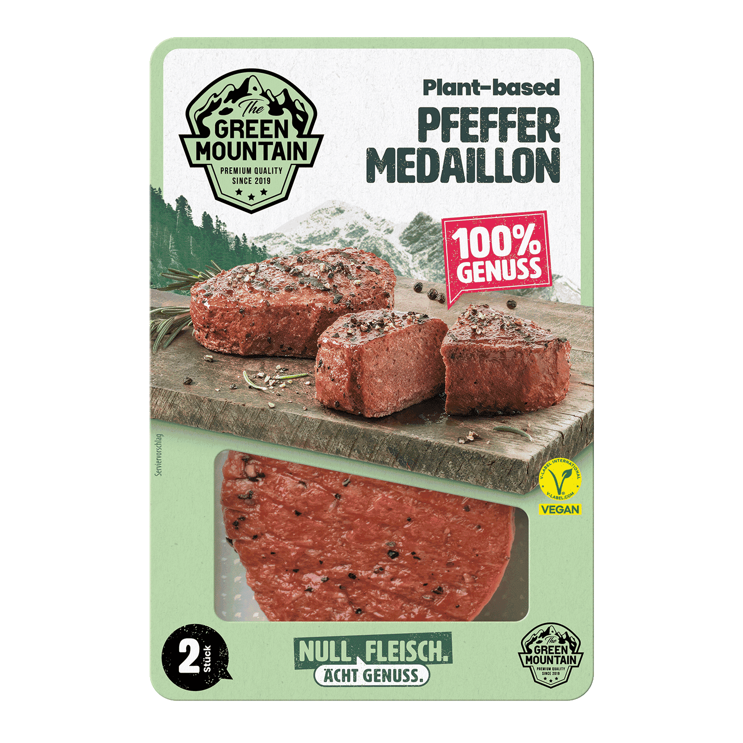 Vegan Plant-Based Pepper Medallion, 210g