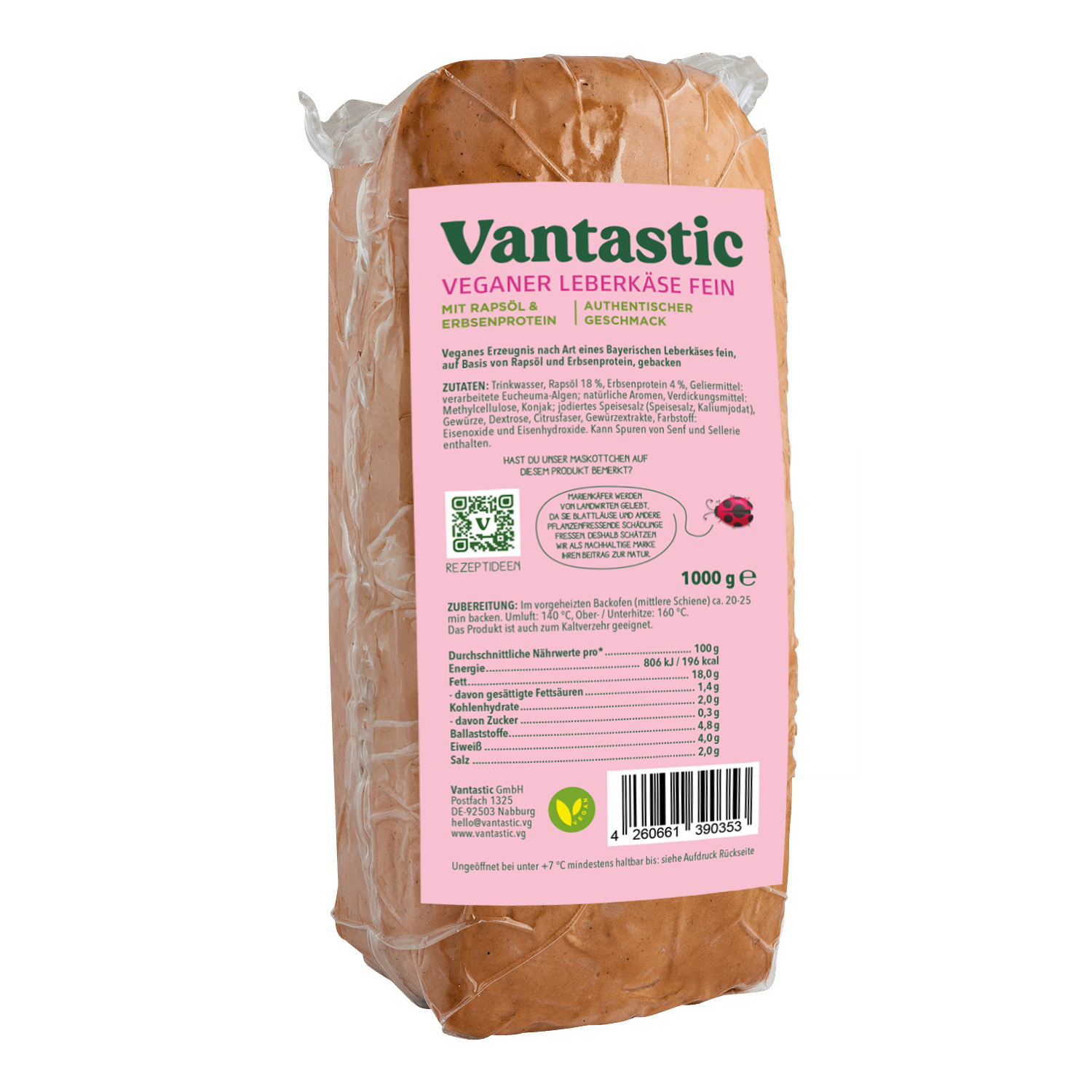 Veganer Leberkäse, 1kg