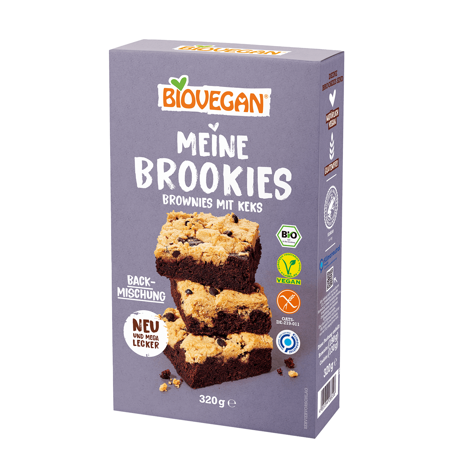 Brownies With Biscuits Baking Mix, Organic, 320g