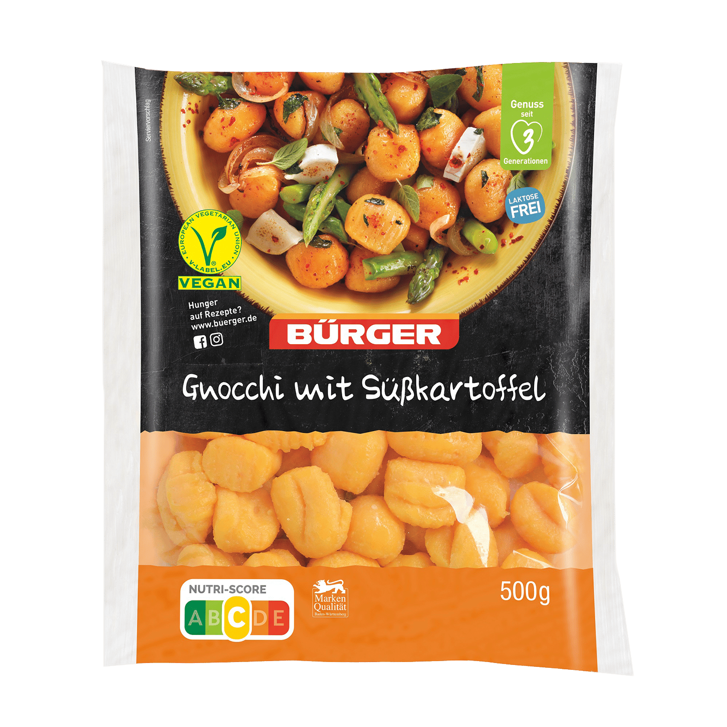 Gnocchi With Sweet Potato, 500g