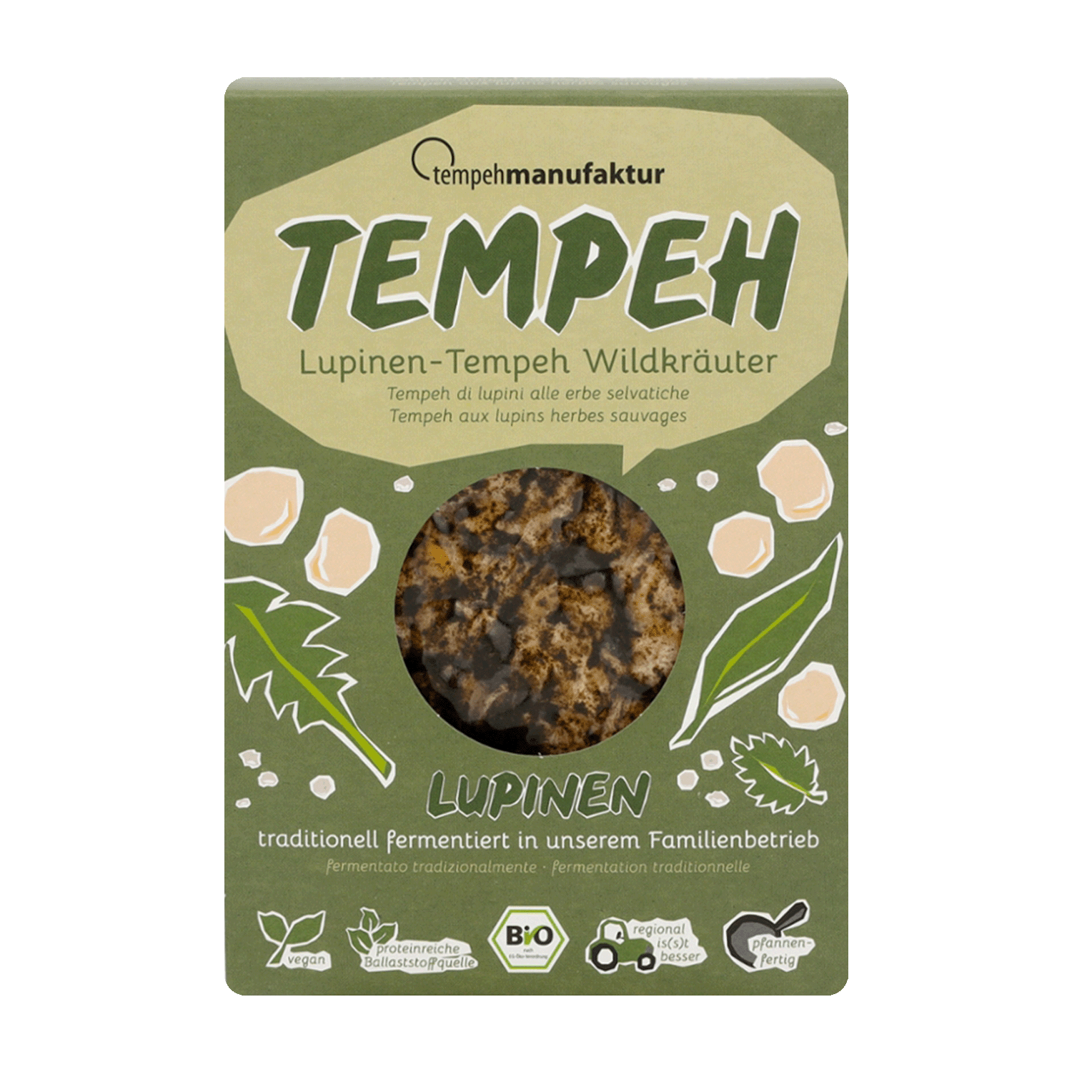 Lupine Tempeh Wild Herbs, Organic, 170g