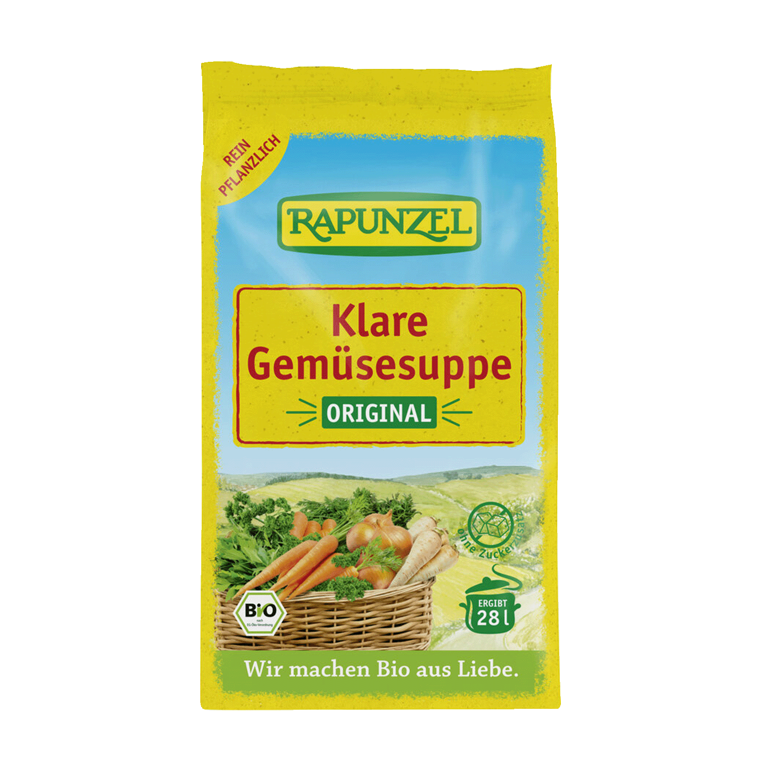 Klare Gemüsesuppe, Nachfüllpack, BIO, 500g