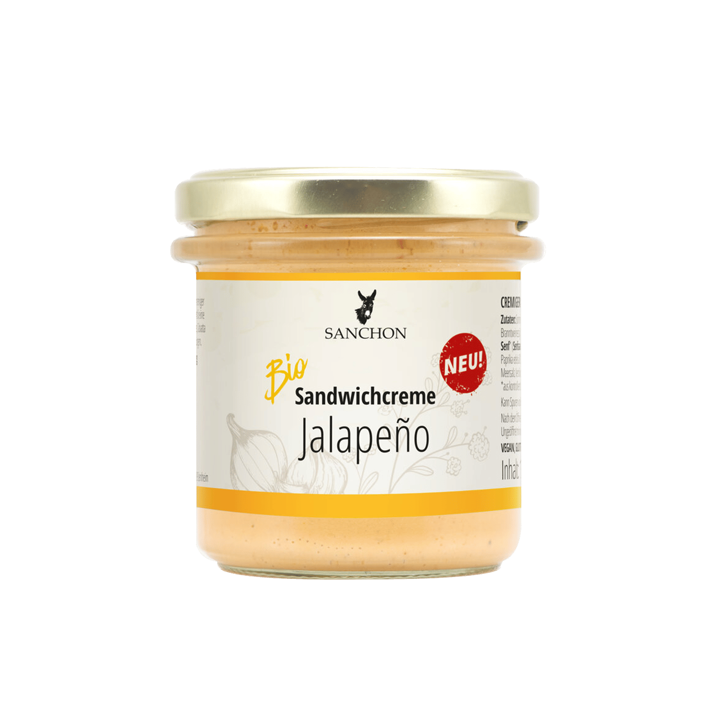 Jalapeno Sandwichcreme, Organic, 135g