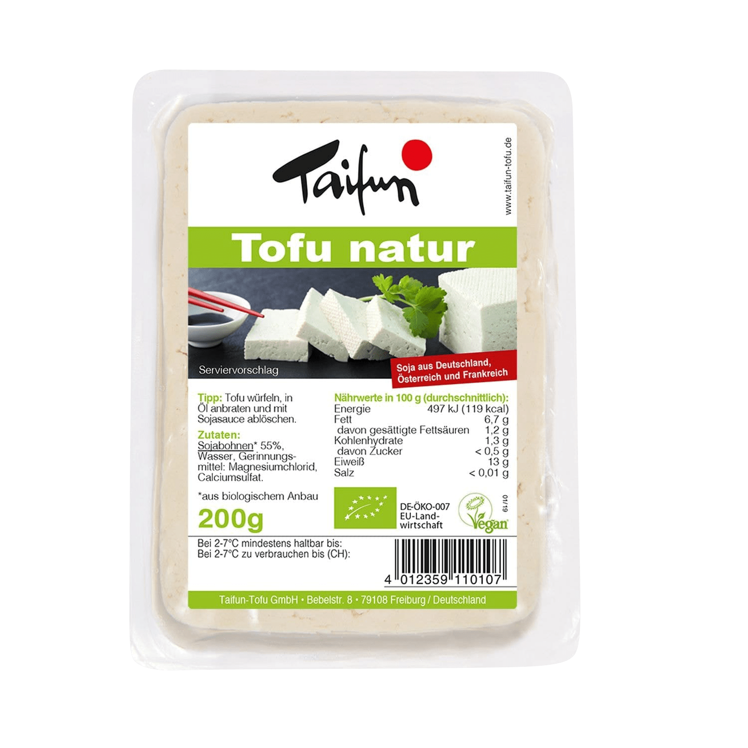 Tofu Natural, Organic, 200g