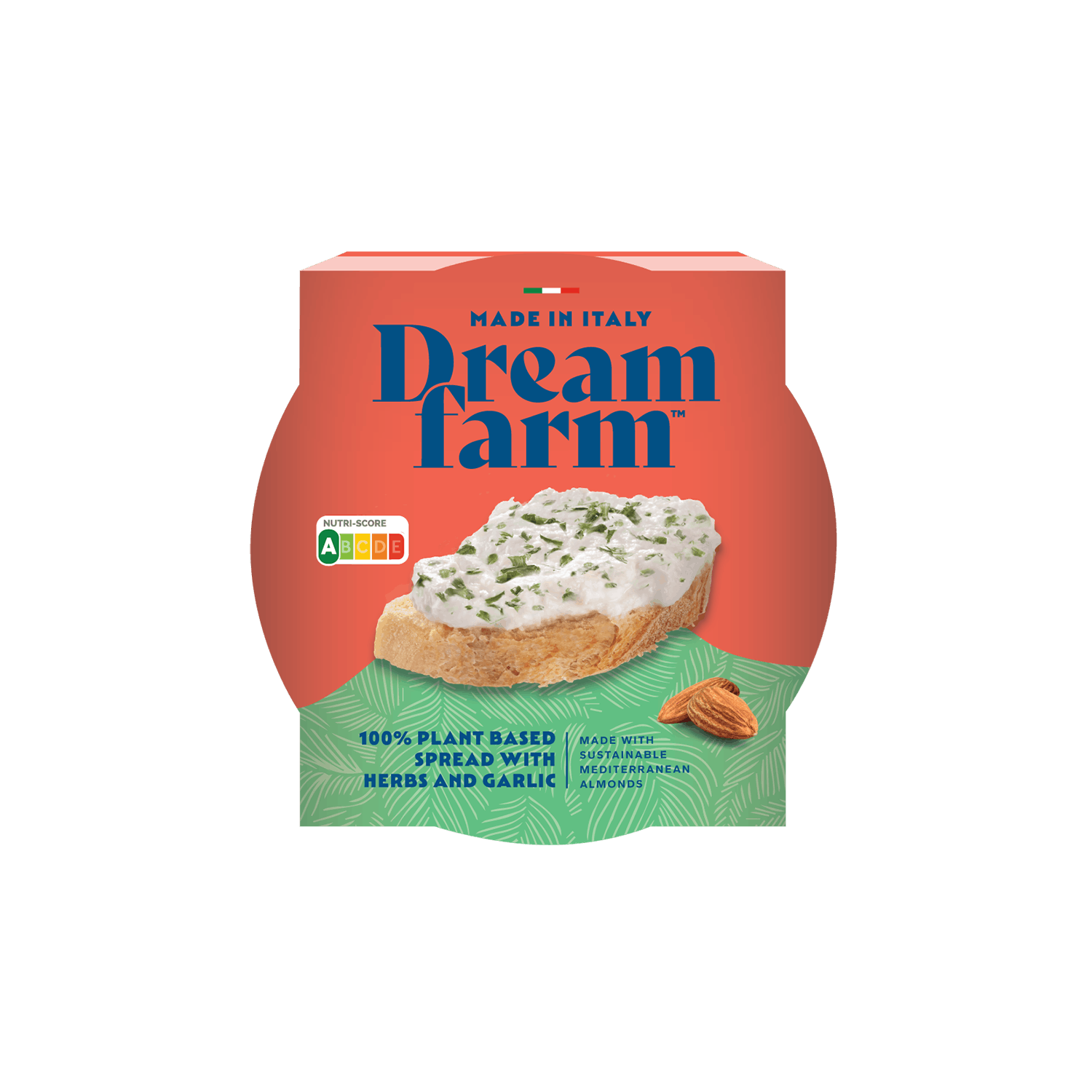 Planzlicher Aufstrich mit Kräutern und Knoblauch