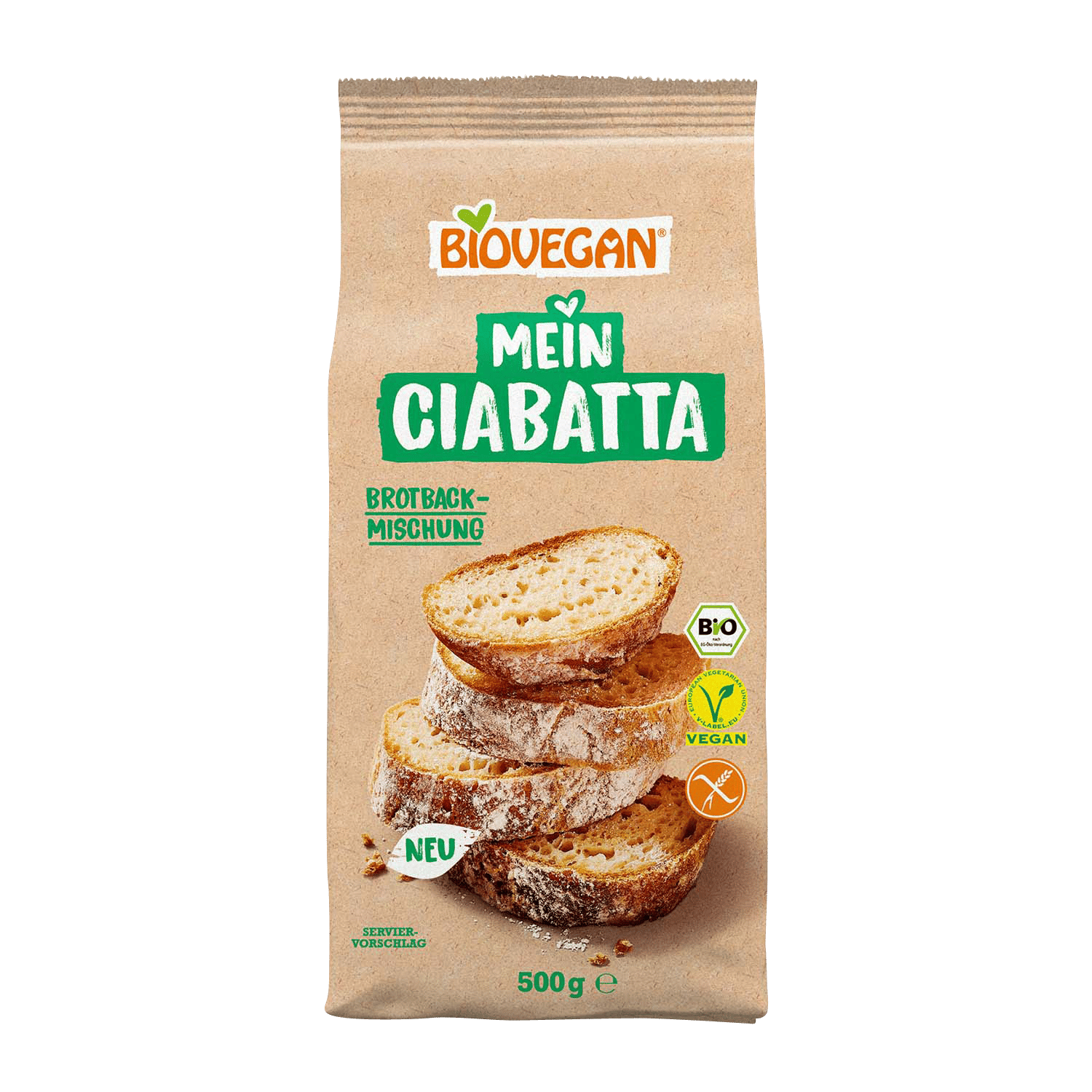 Bread Baking Mixture My Ciabatta, Organic, 500g
