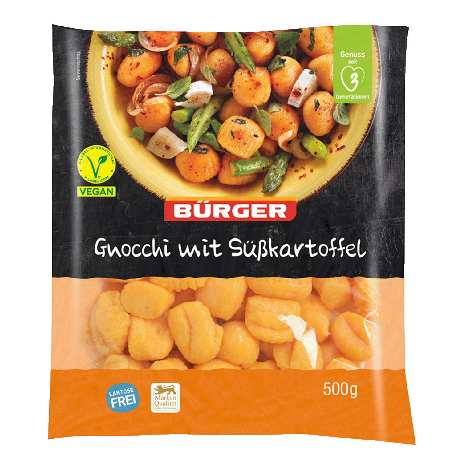 Gnocchi mit Süsskartoffel, 500g