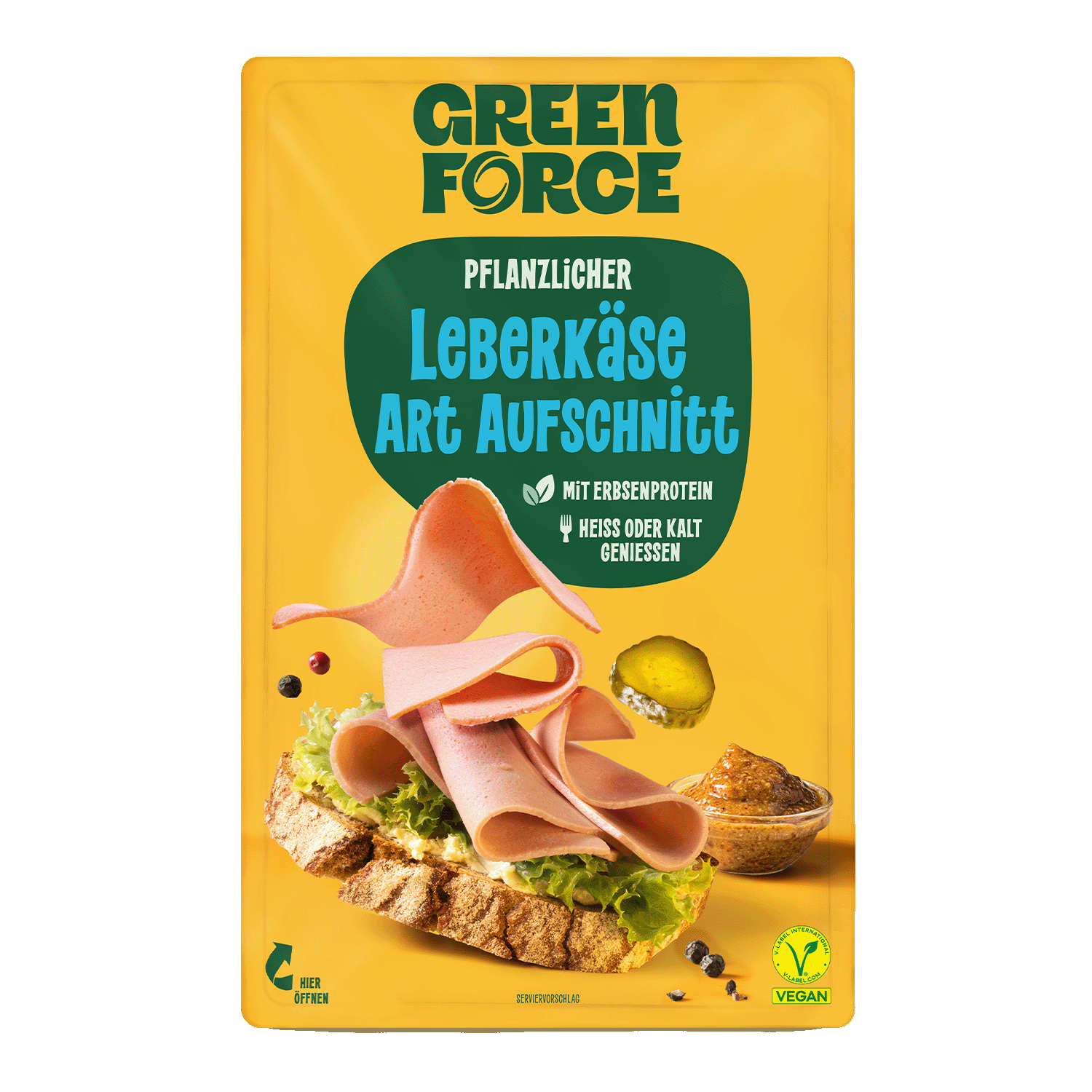 Veganer Aufschnitt Leberkäse, 70g