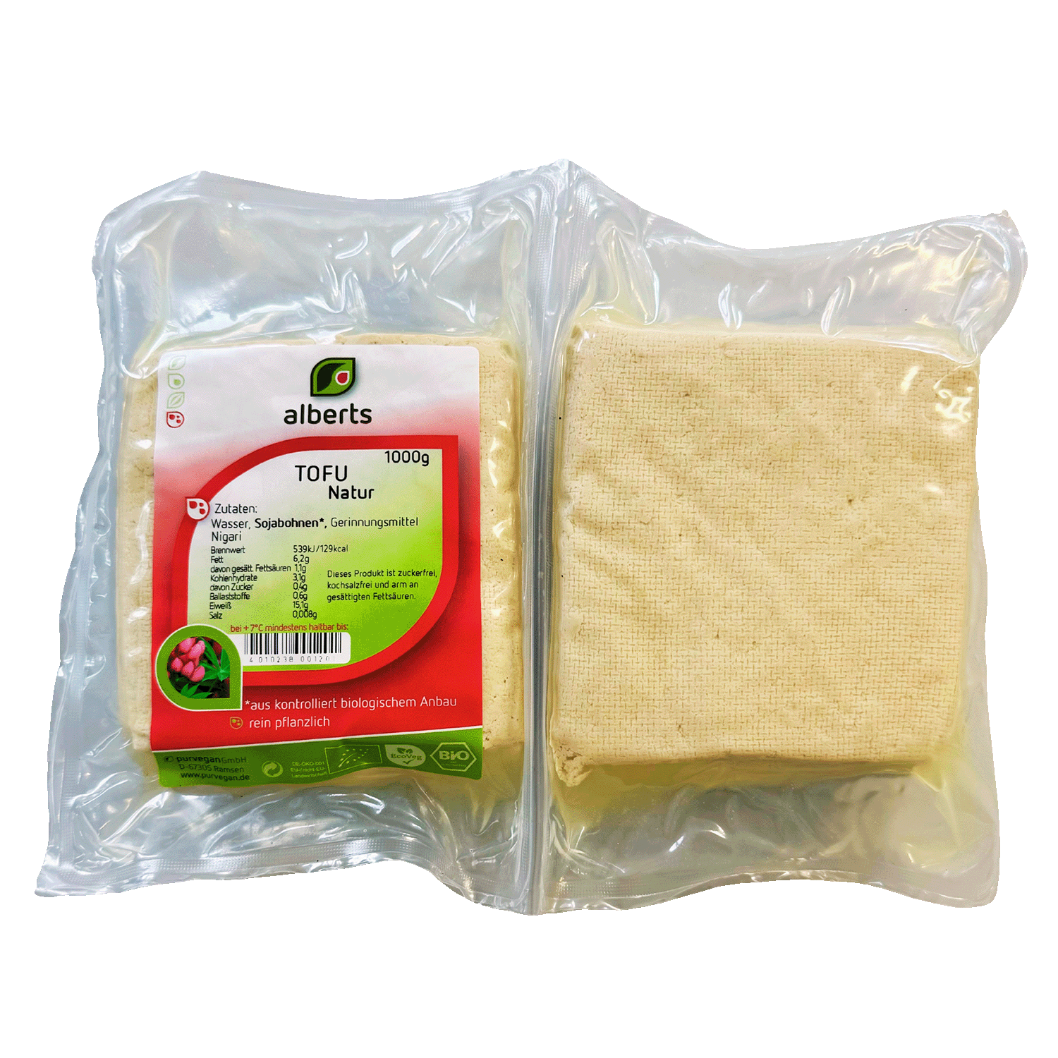 Tofu Natural, Organic, 1kg