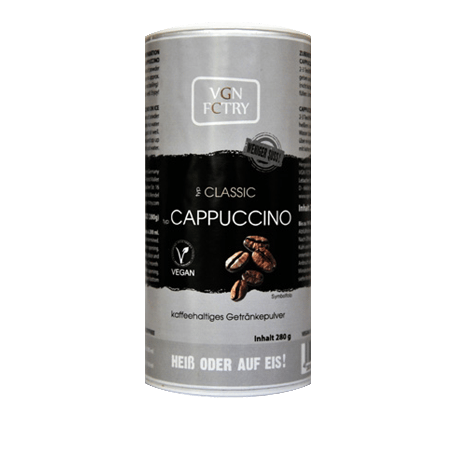 Instant Cappuccino Classic Weniger Süß, 280g