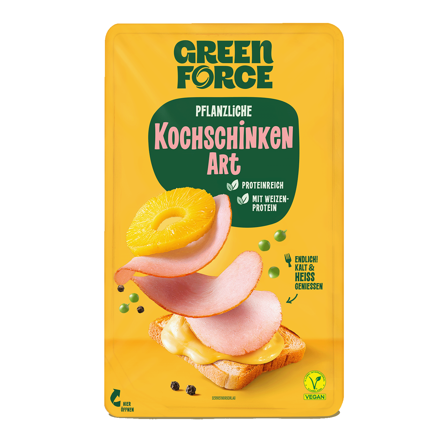 Veganer Aufschnitt Kochschinken Art, 70g