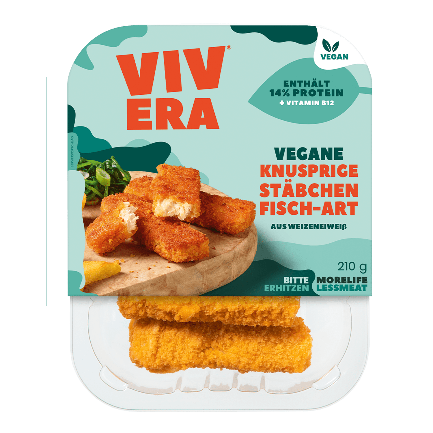Vegane Knusprige Stäbchen Fisch-Art, 210g