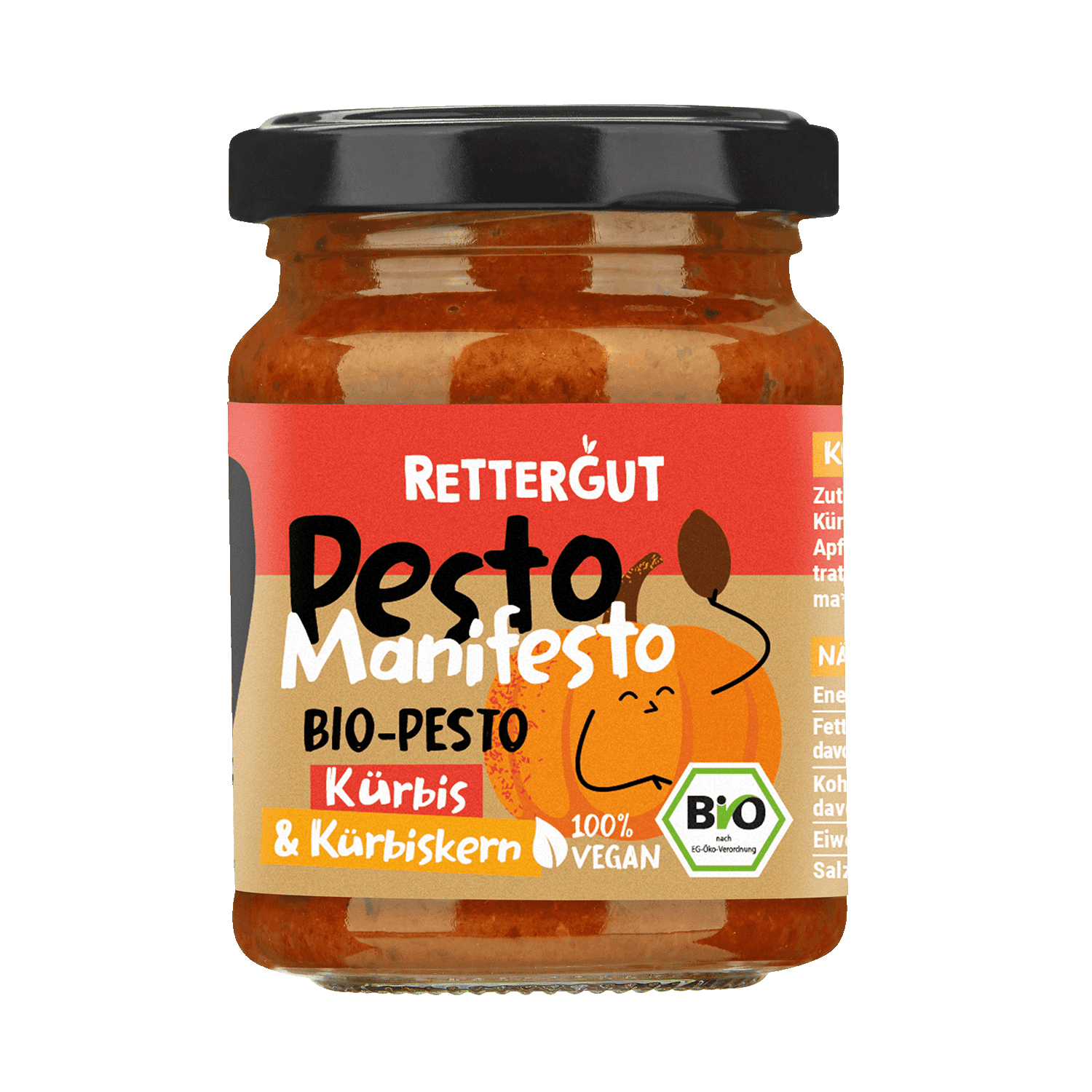 Pesto Pumpkin With Pumpkin Seeds, Organic, 120g