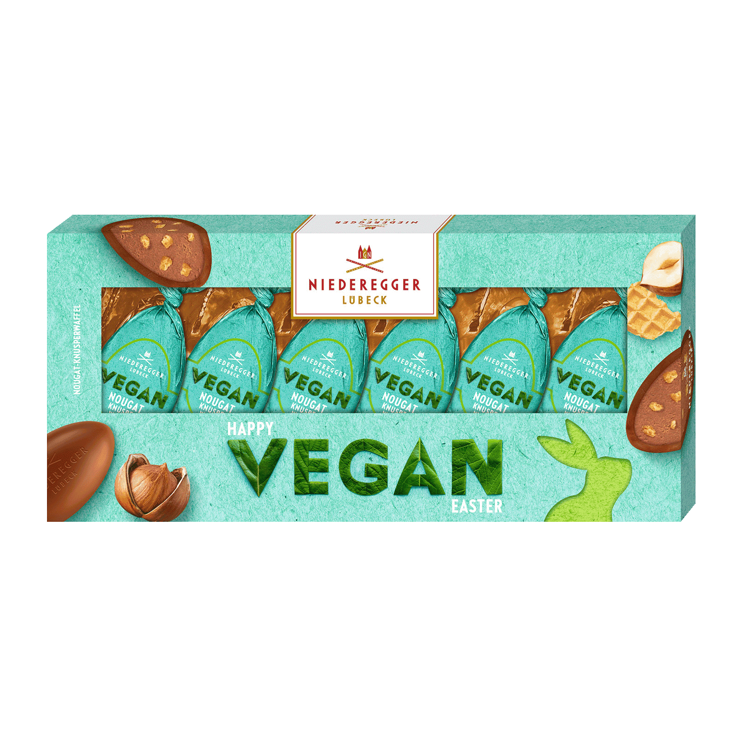 VEGAN Eggs Nougat Crispy Wafer, 100g