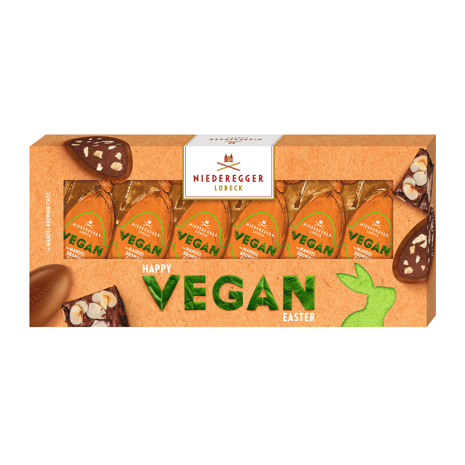 VEGAN Eier Mandel-Brownie, 100g