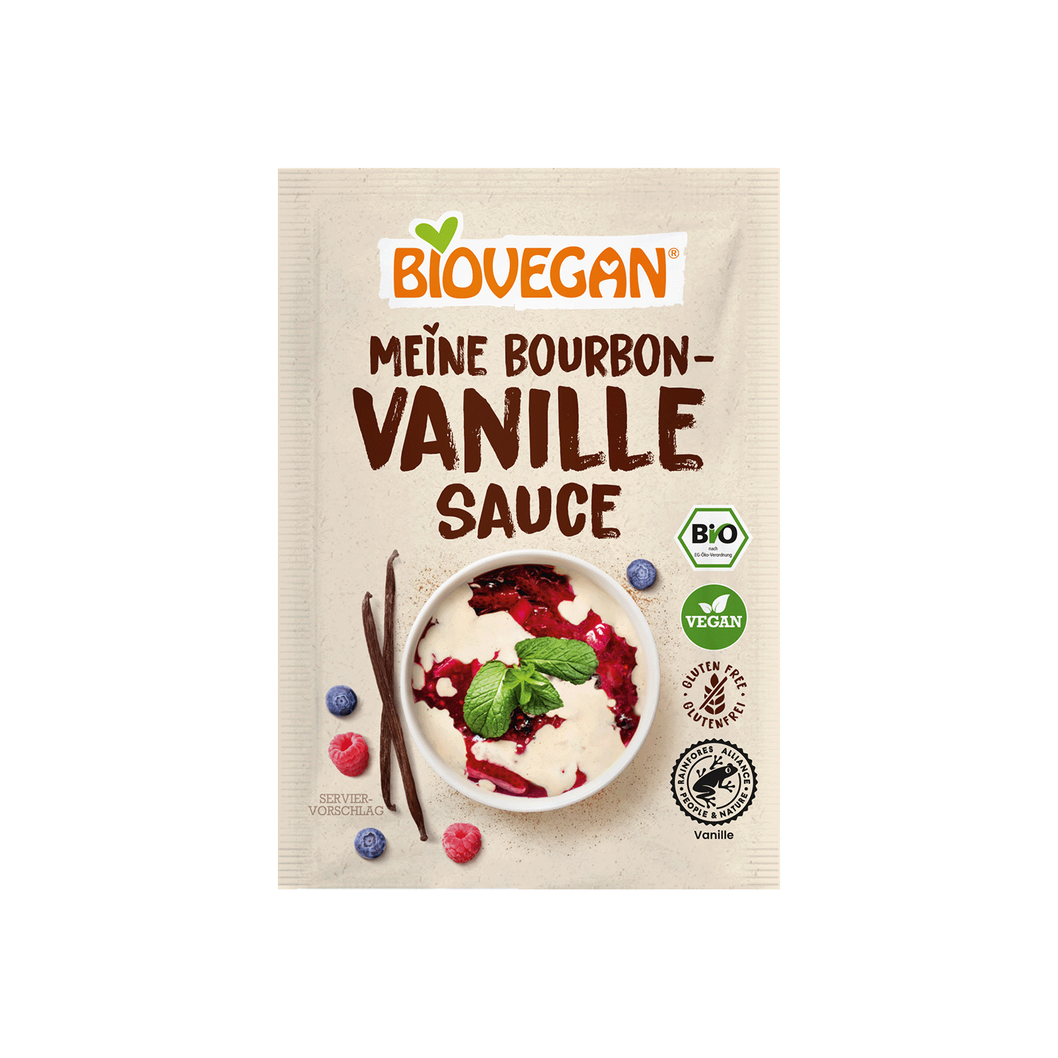 Vanille Sauce With Bourbon-Vanilla, Organic, 32g