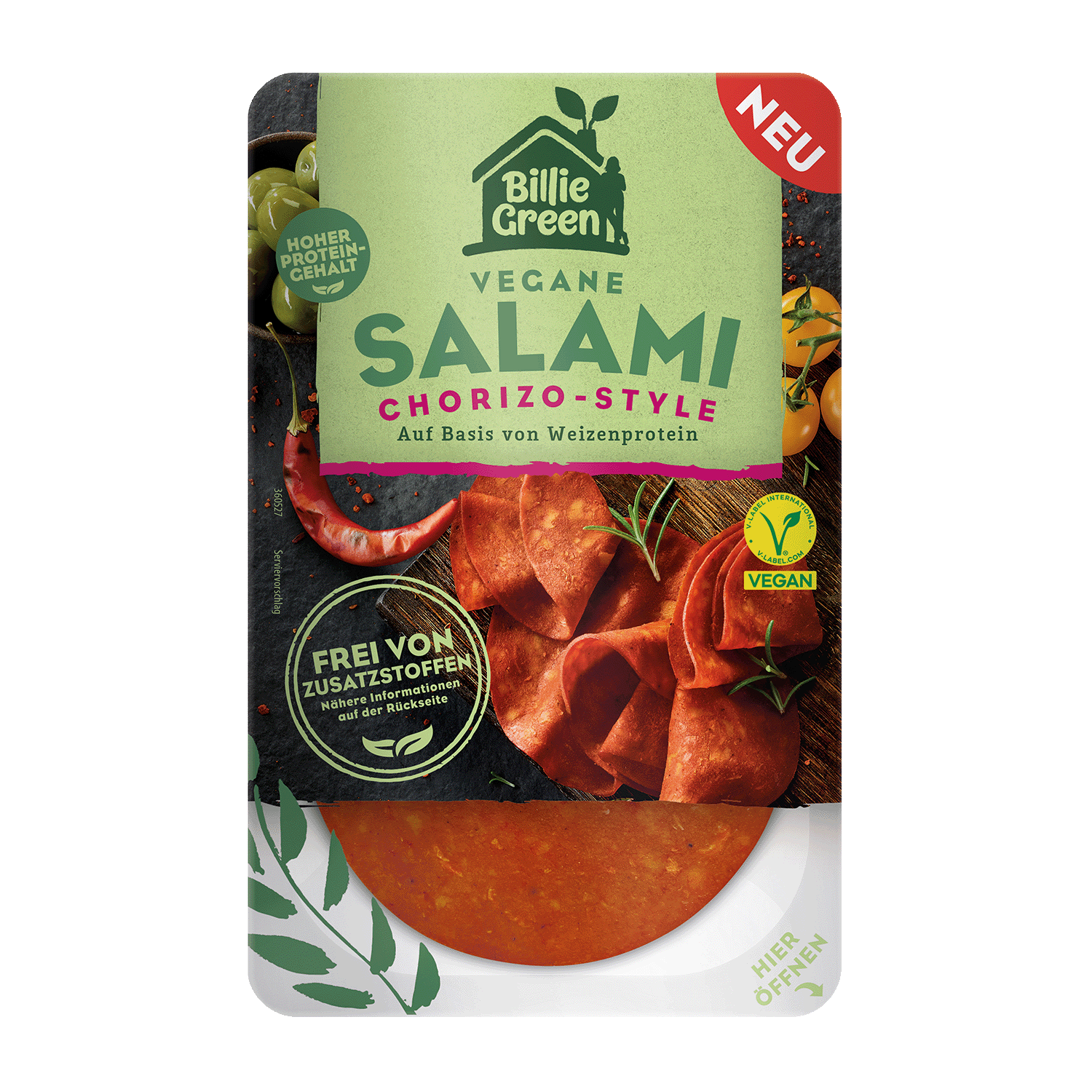 Vegan Salami Chorizo, 70g