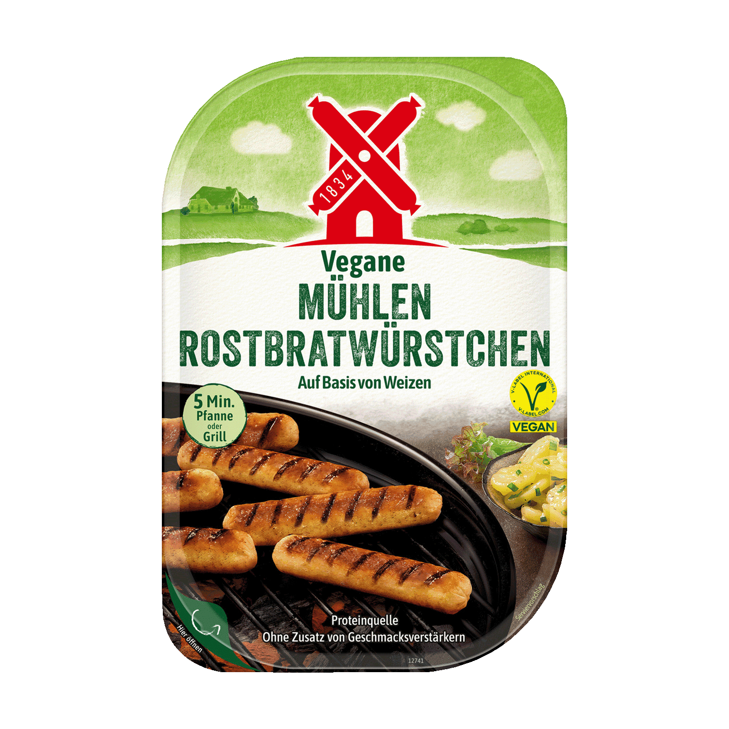 Vegane Mühlen Rostbratwürstchen, 180g