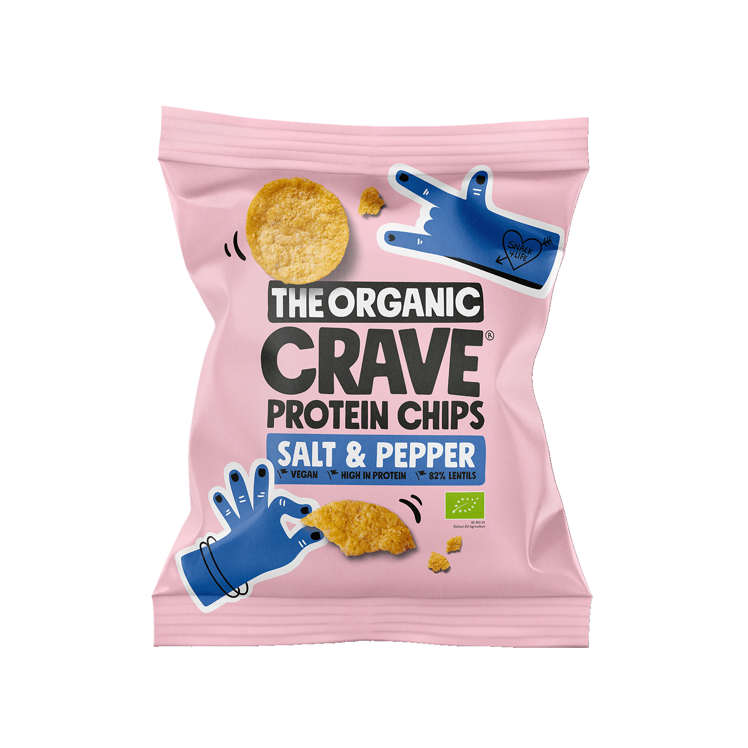 Protein Chips Salt & Pepper, Organic, 30g