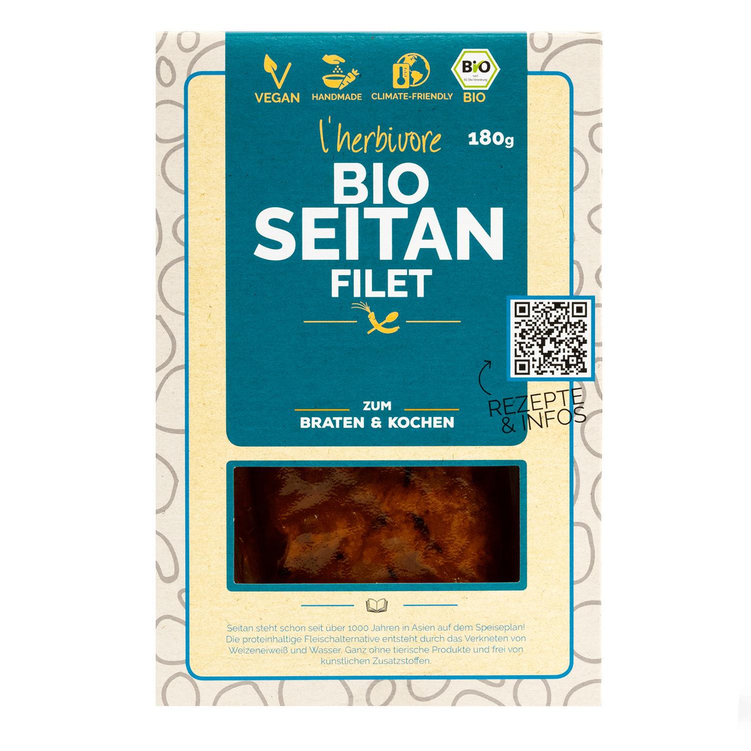 Seitan Filet, BIO, 180g