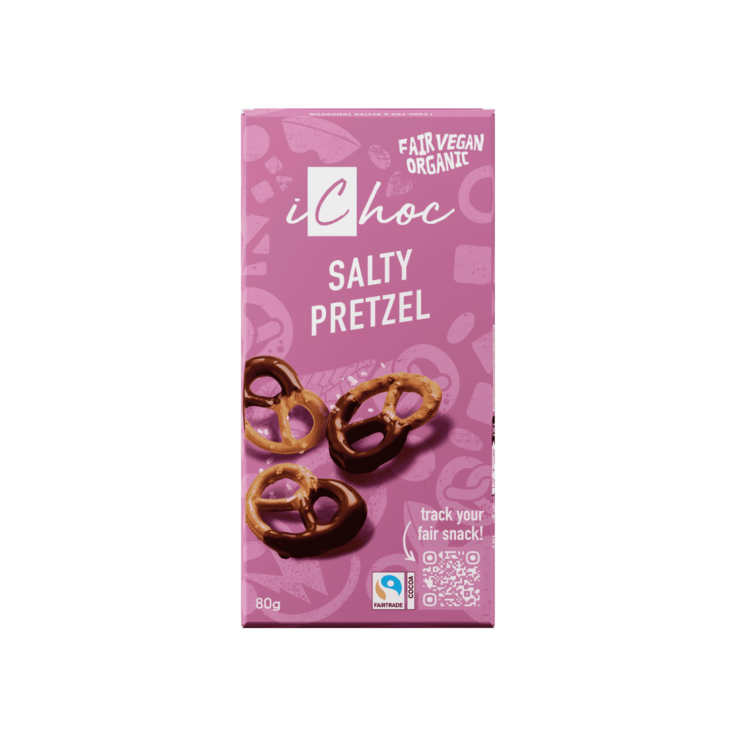 Salty Pretzel, Organic, 80g