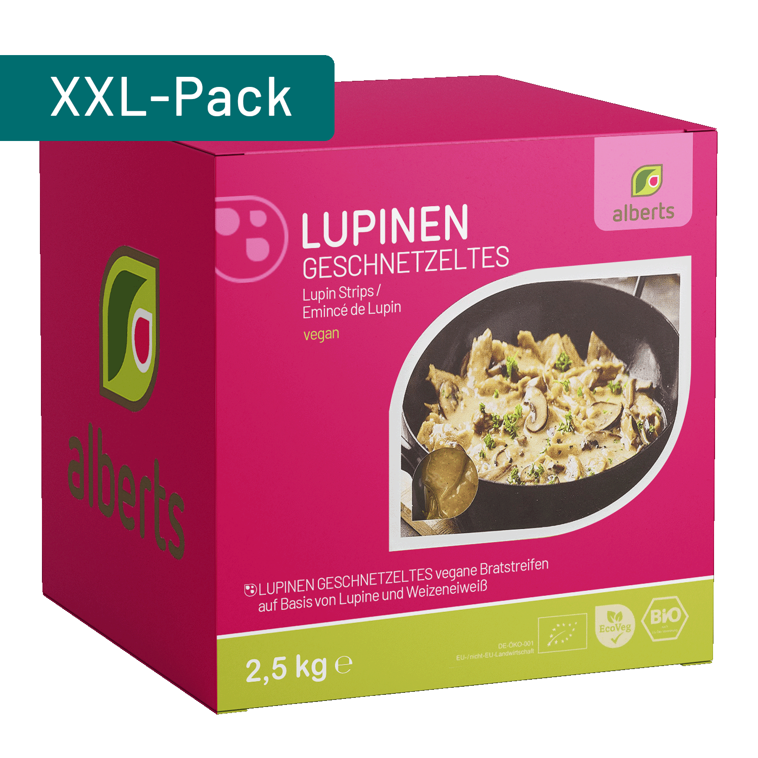 Lupin Strips, Organic, 2.5kg