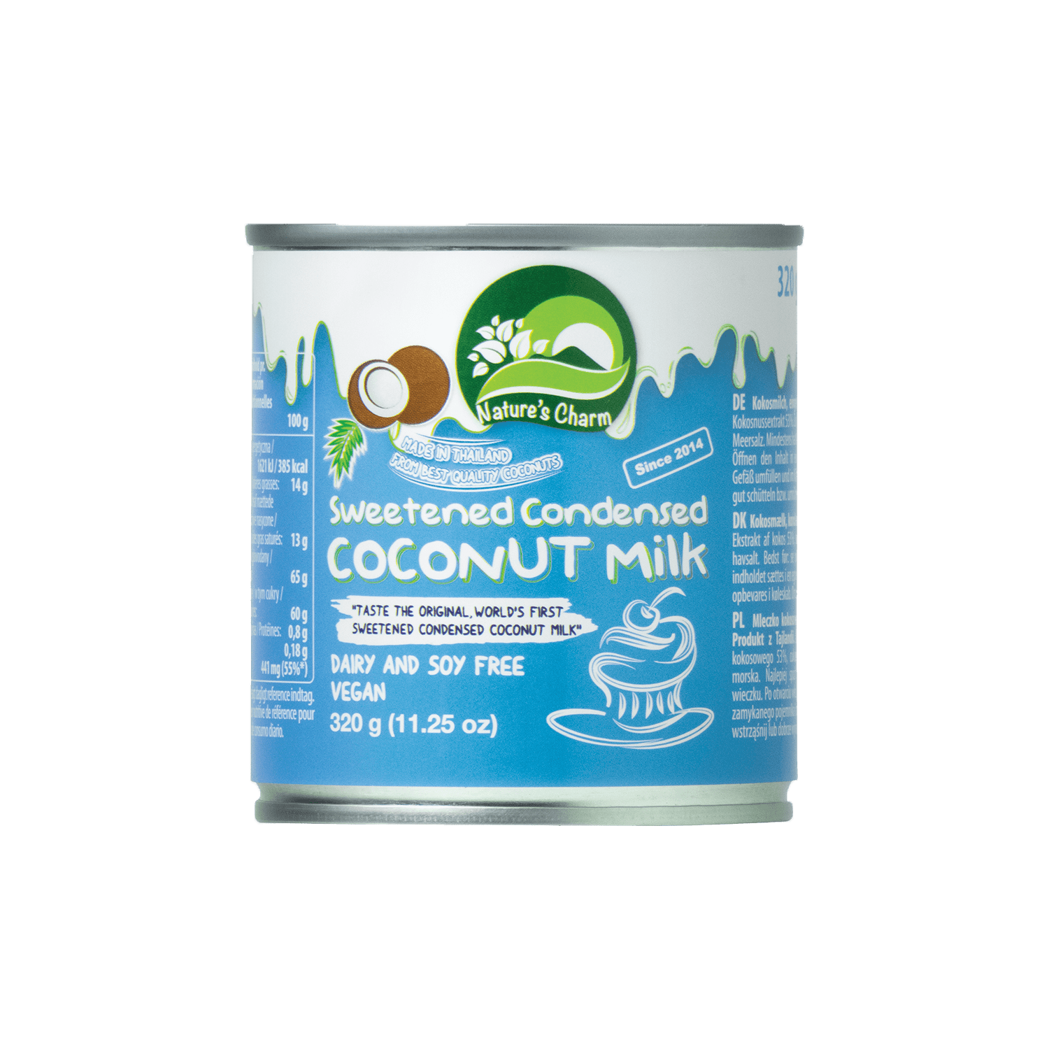 Kokosnuss Kondensmilch-Alternative, eingedickt & gesüßt, 320g