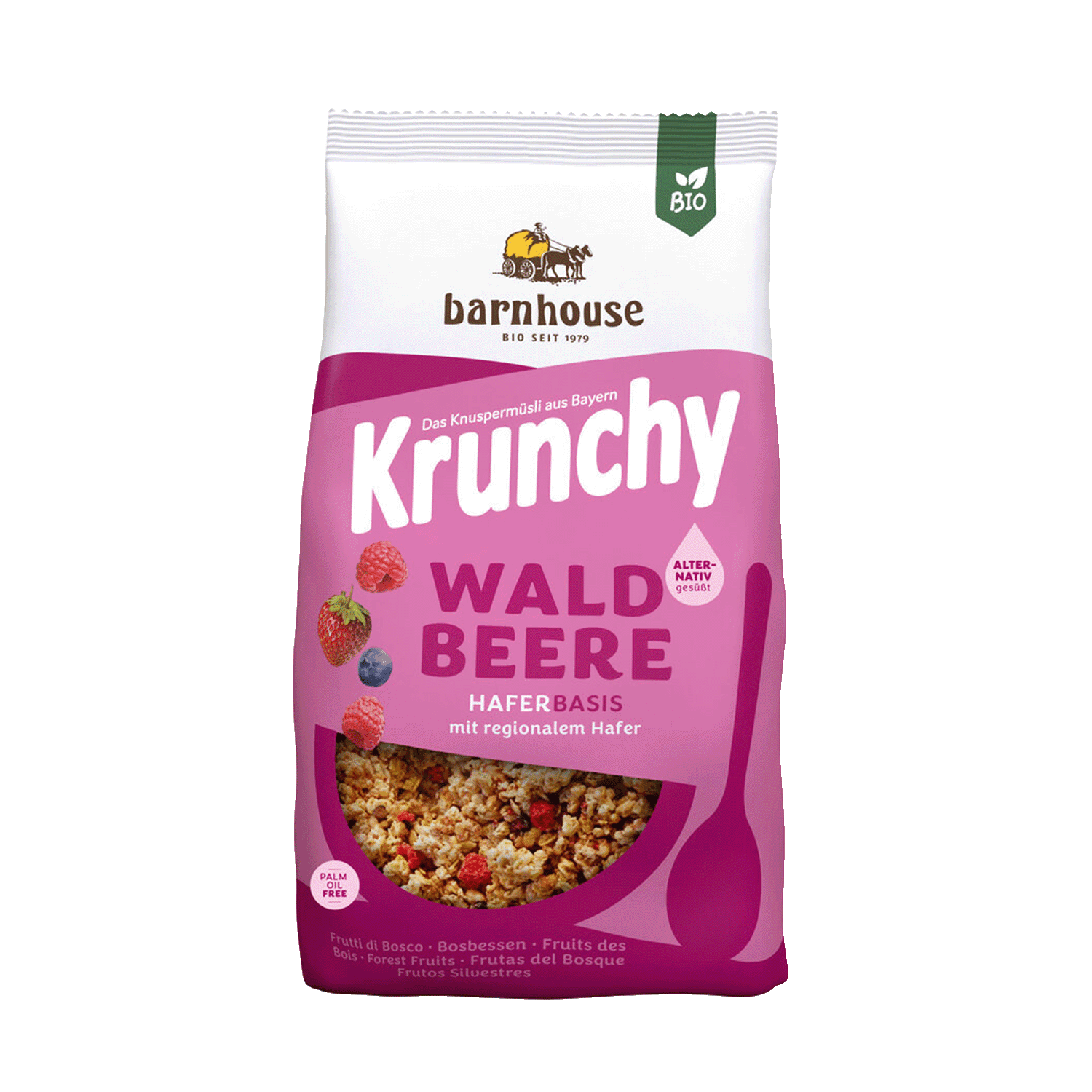 Krunchy Wild Berry Alternative Sweetened, Organic, 375g