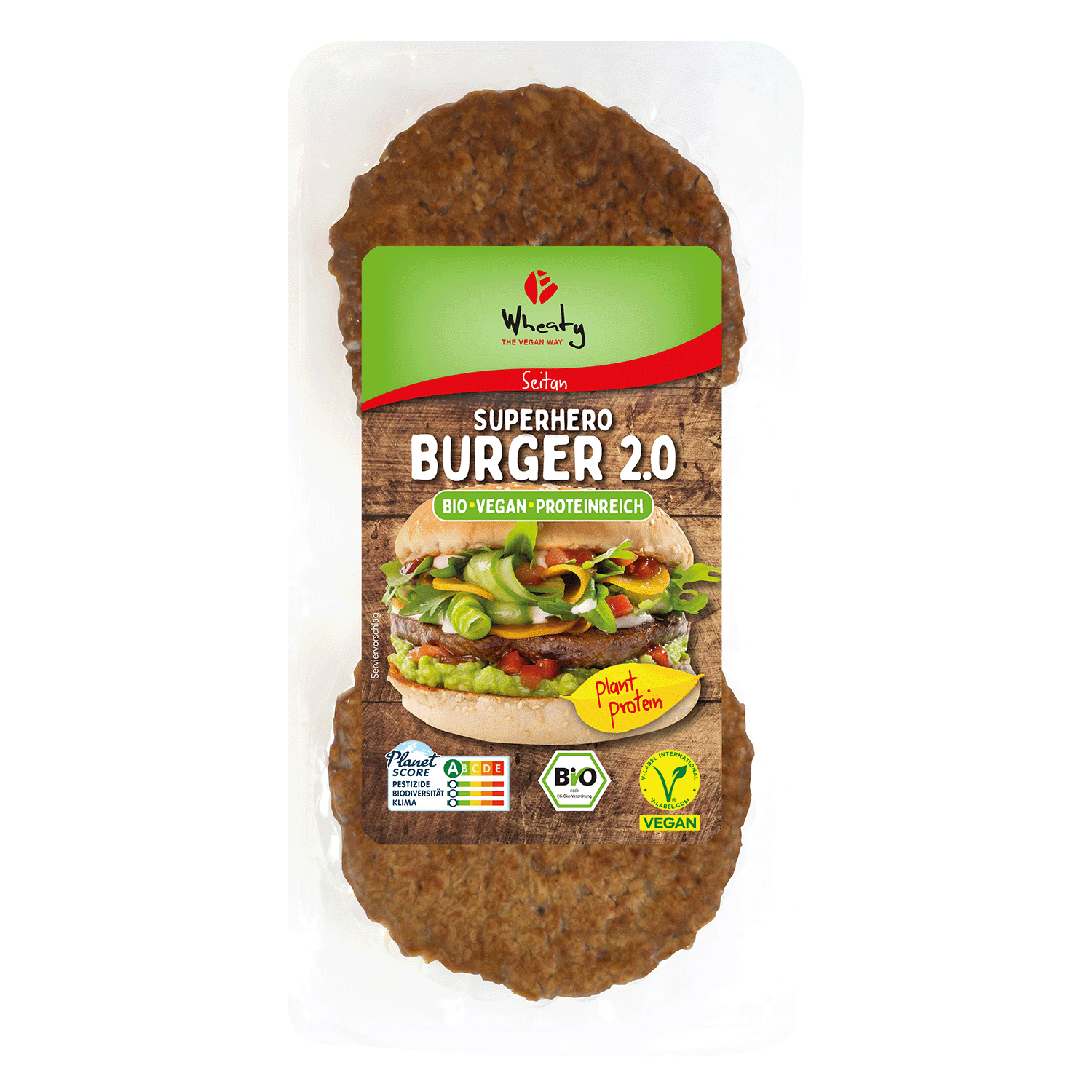 Vegane Superhero Burger 2.0, Organic, 180g