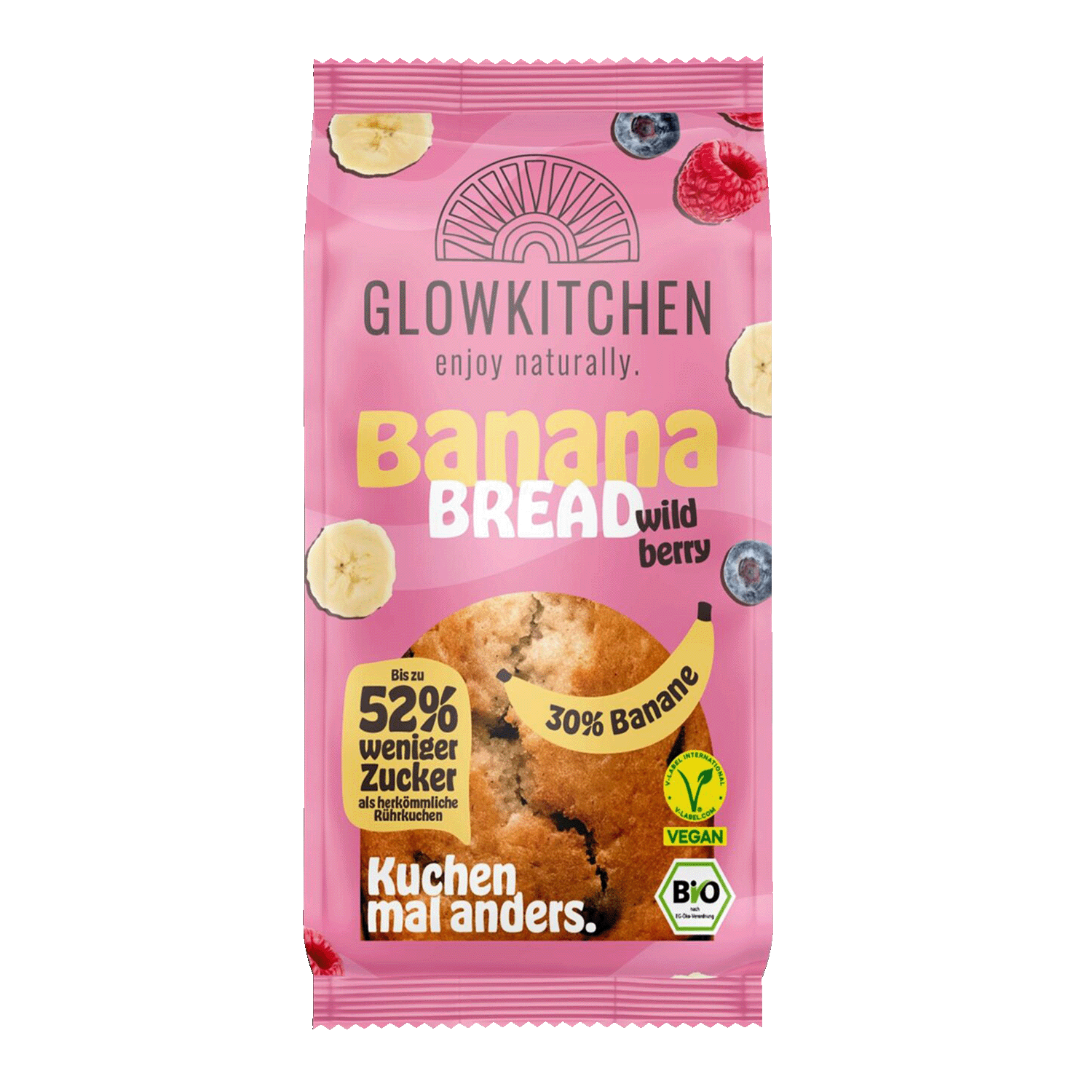 Bananabread Wild Berry, Organic, 240g