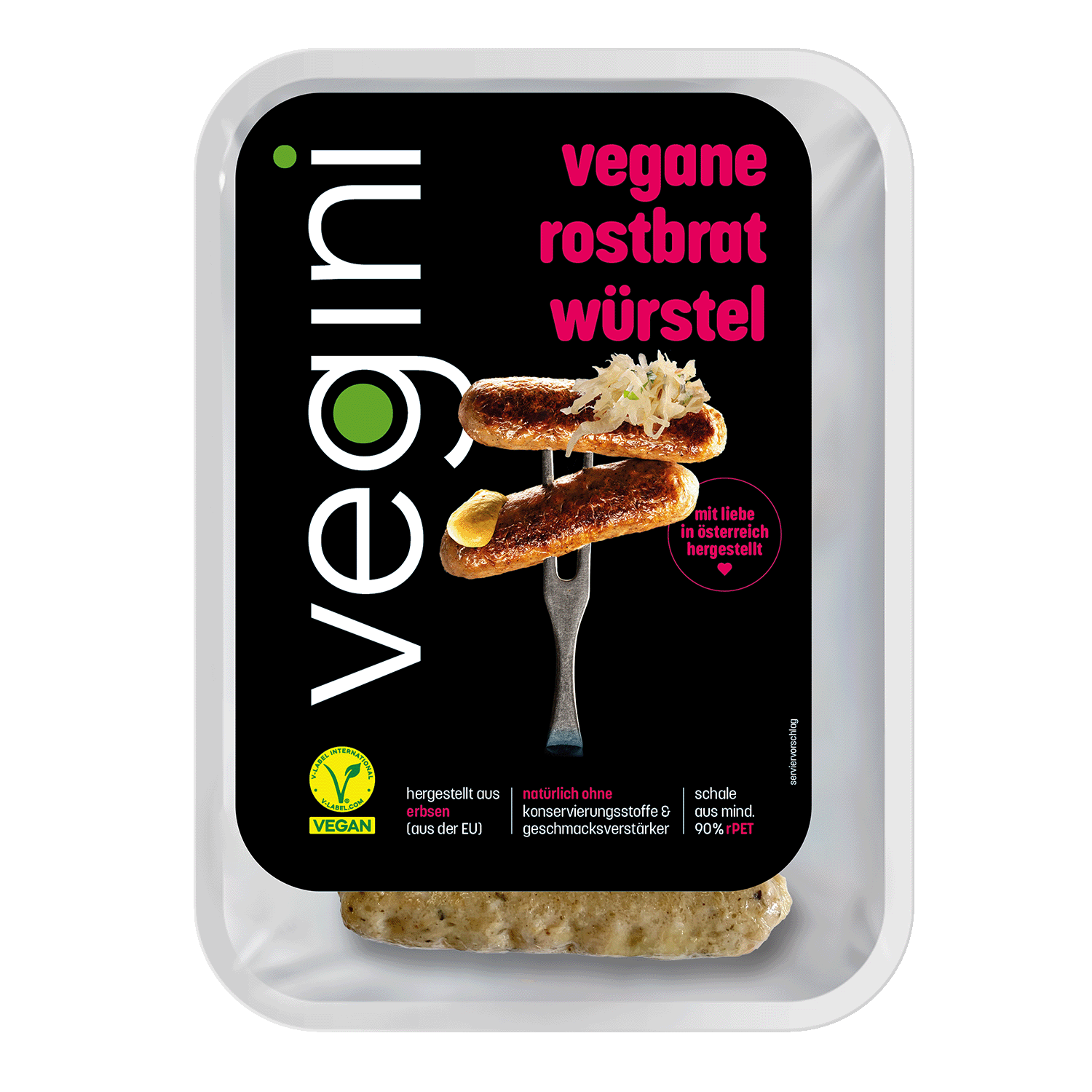 Vegane Rostbratwürstel, 180g