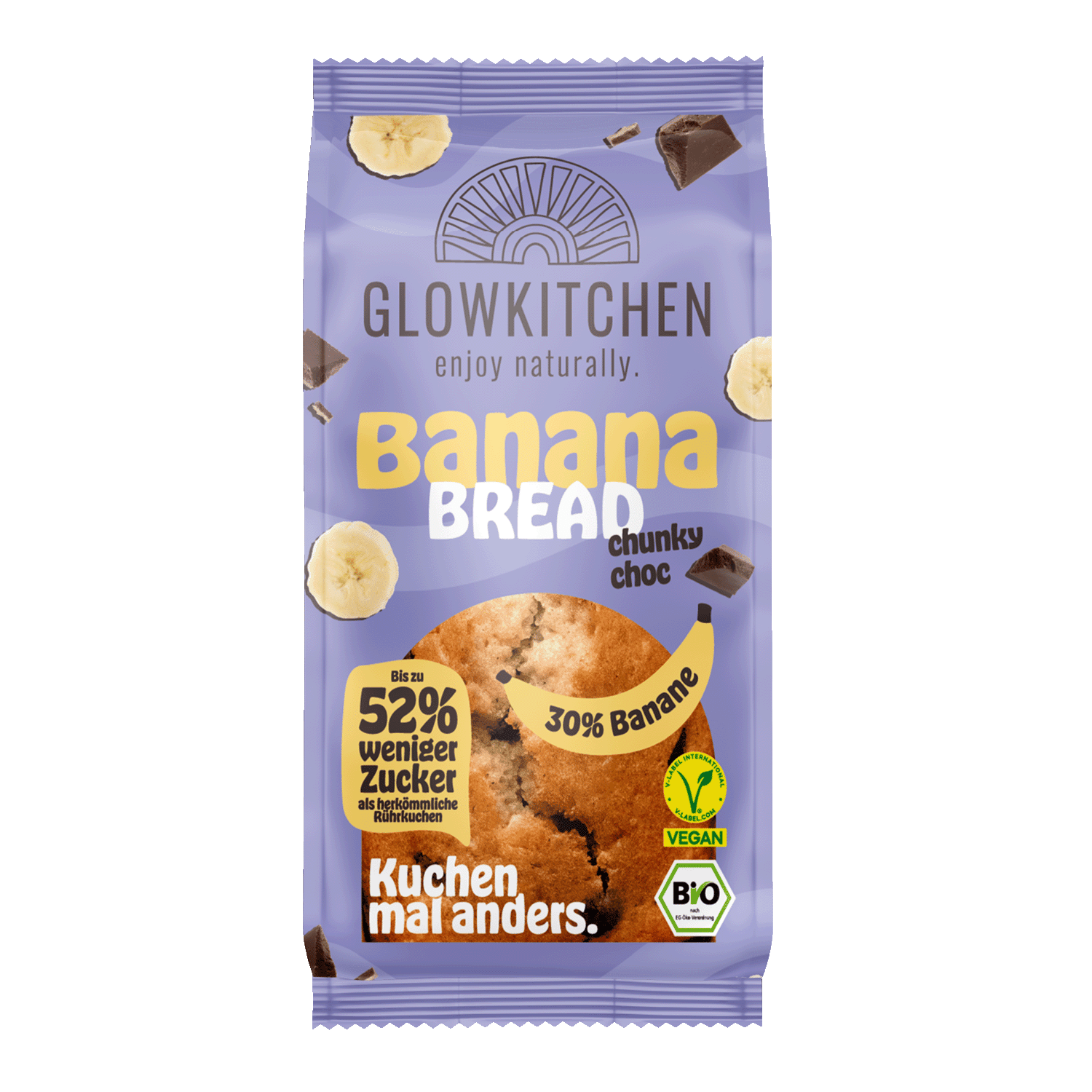 Bananenbrot Chunky Choc, BIO, 240g