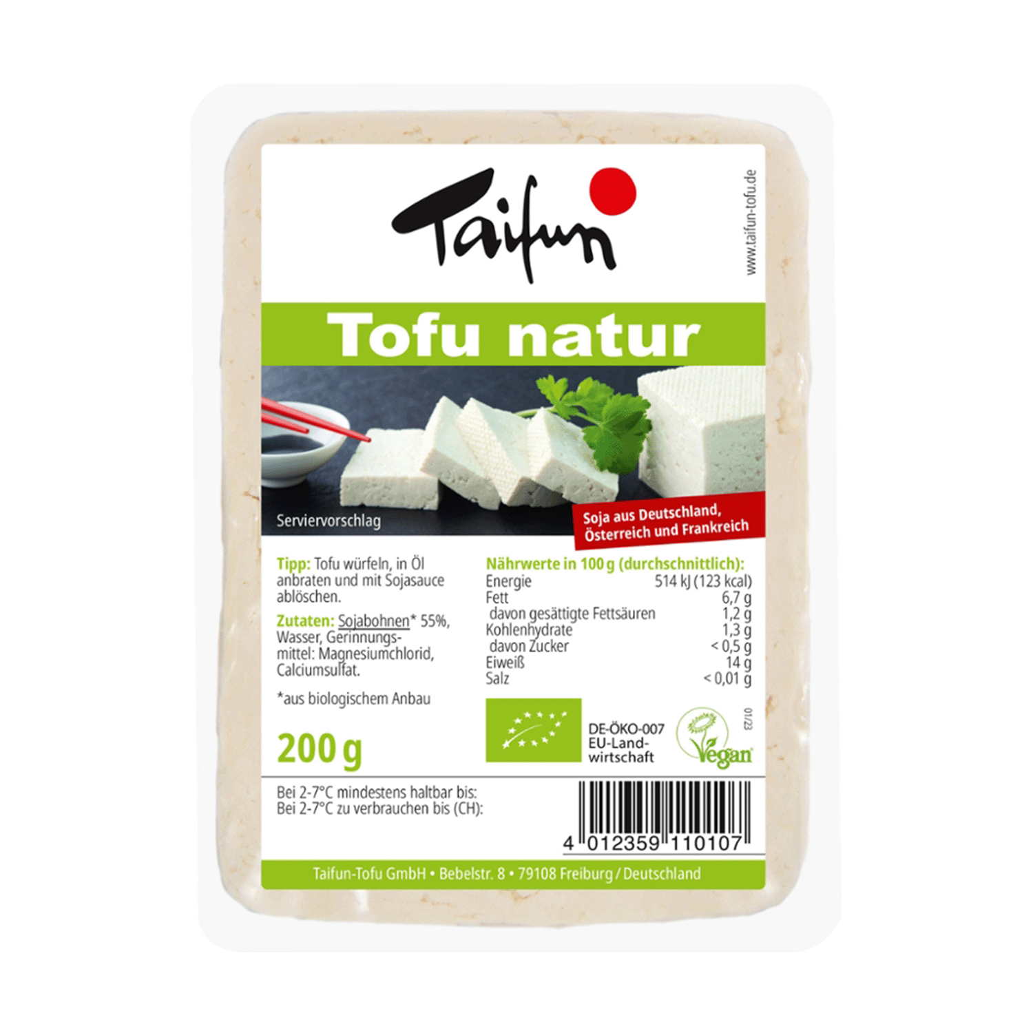 Tofu Natur, BIO, 200g