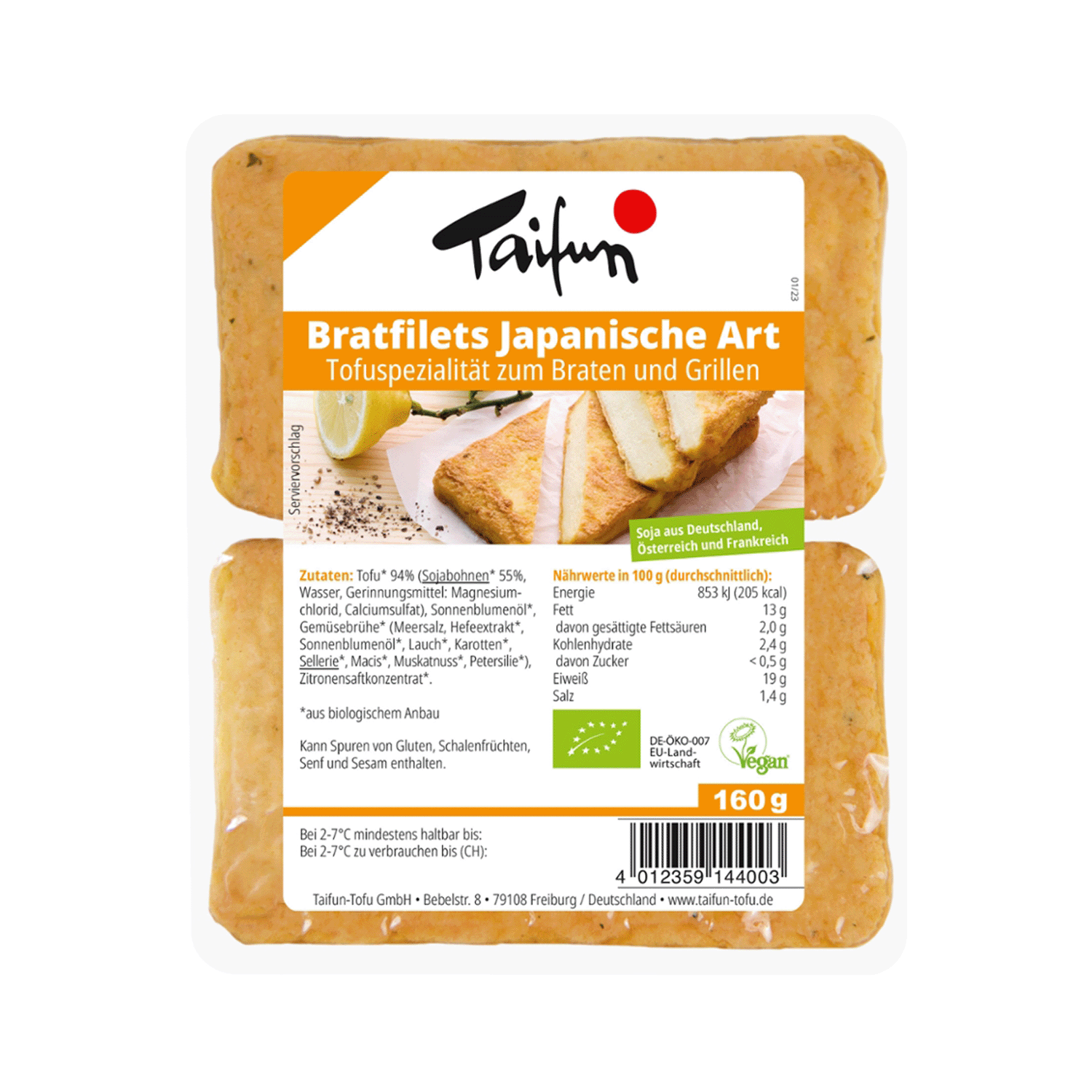 Bratfilets Japanische Art, BIO, 160g