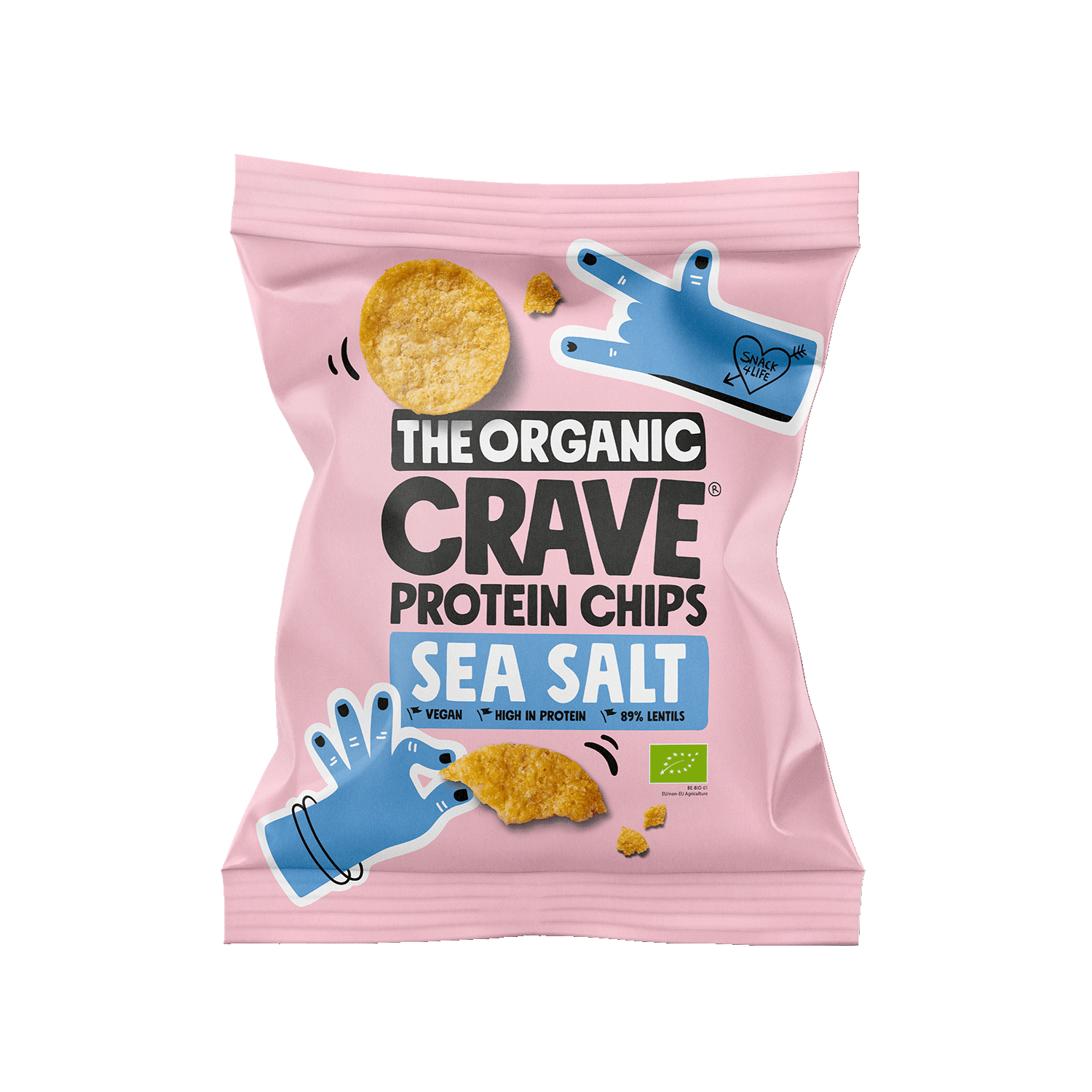 Protein Chips Sea Salt, Organic, 30g