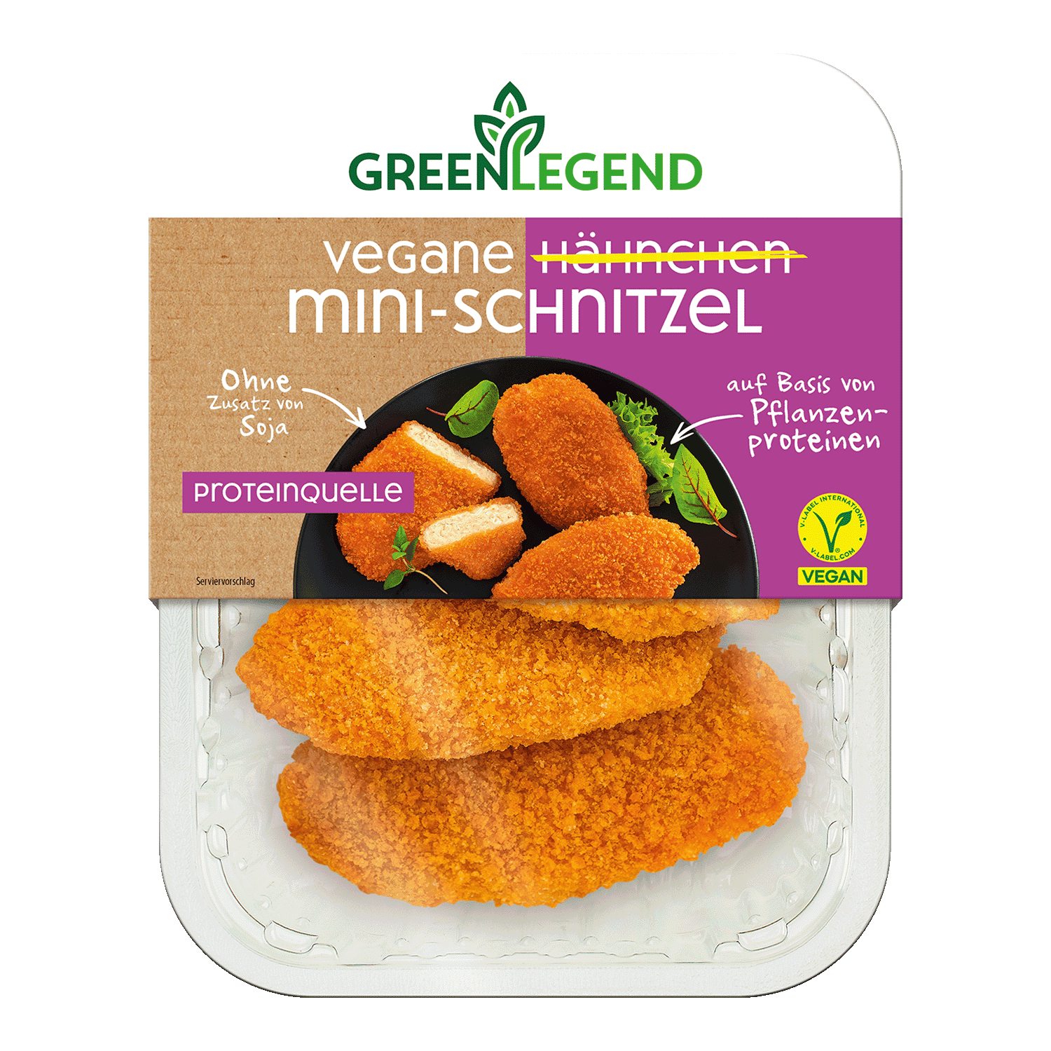 Vegan Chicken Mini-Schnitzel, 150g