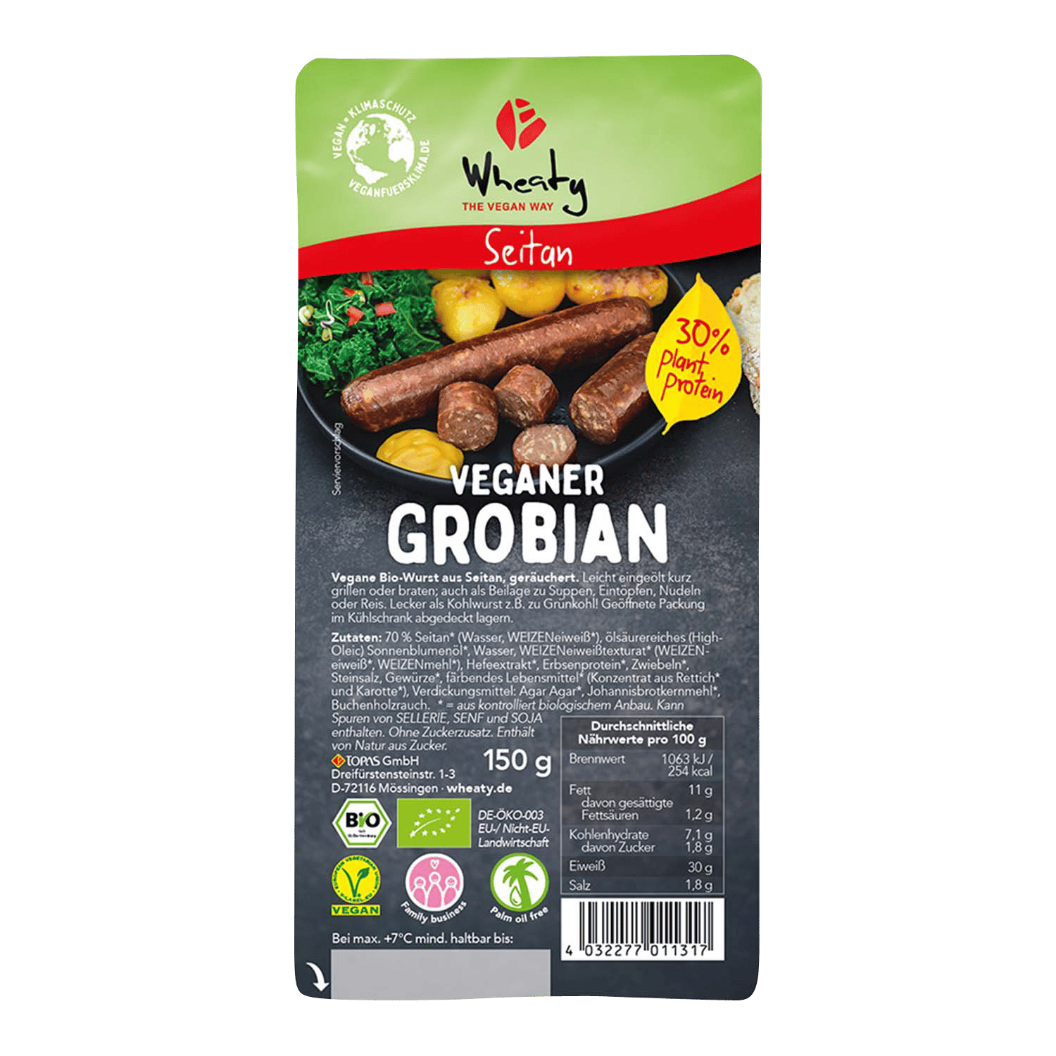 Vegan "Grobian", Organic, 150g