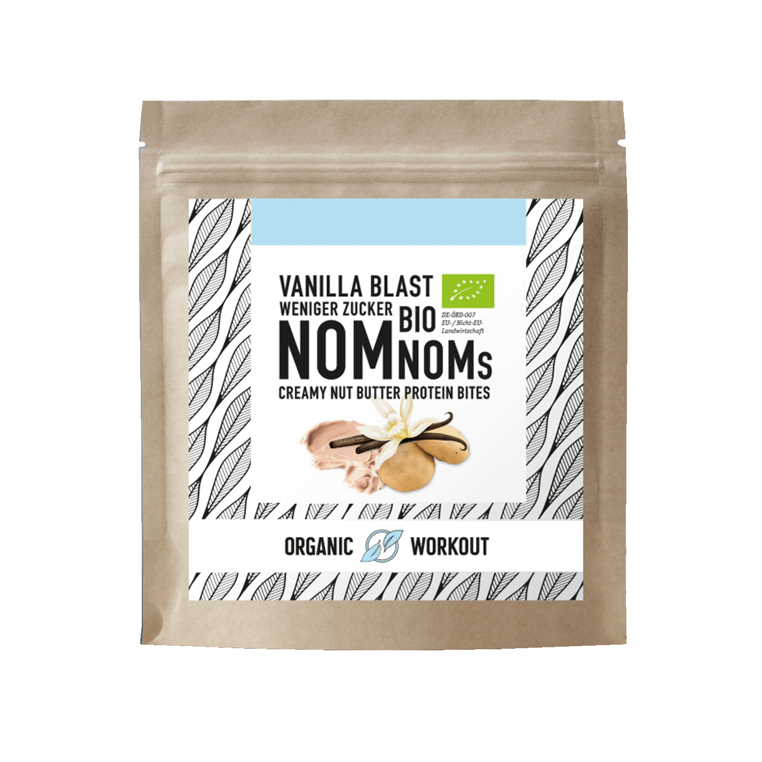 Vanilla Blast Protein NomNoms, Organic, 45g