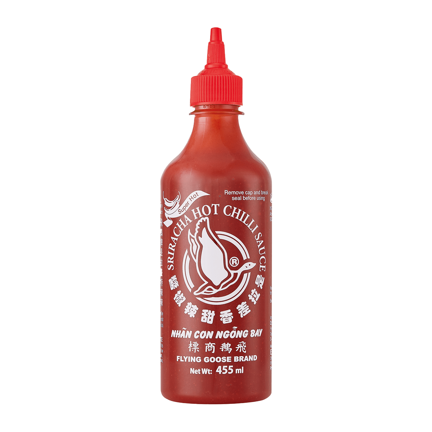 Sriracha Super Hot Chilli Sauce, 455ml