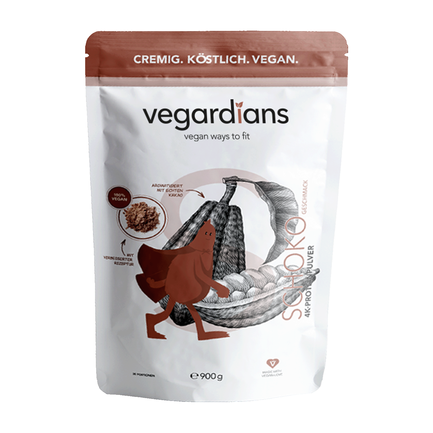 All-in-Vegan 4K protein powder Choco, 900g