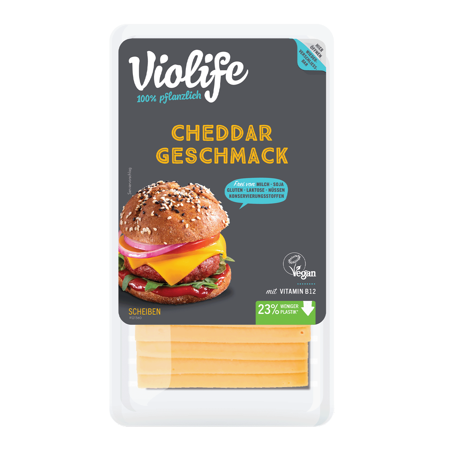 Scheiben mit Cheddar Geschmack, 140g