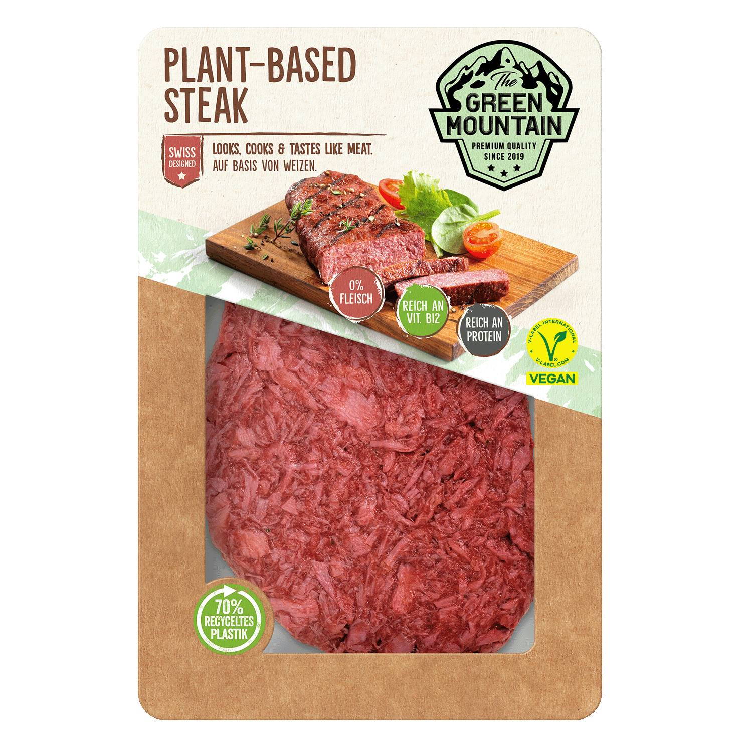 Vegan Plant-Based Steak, 200g