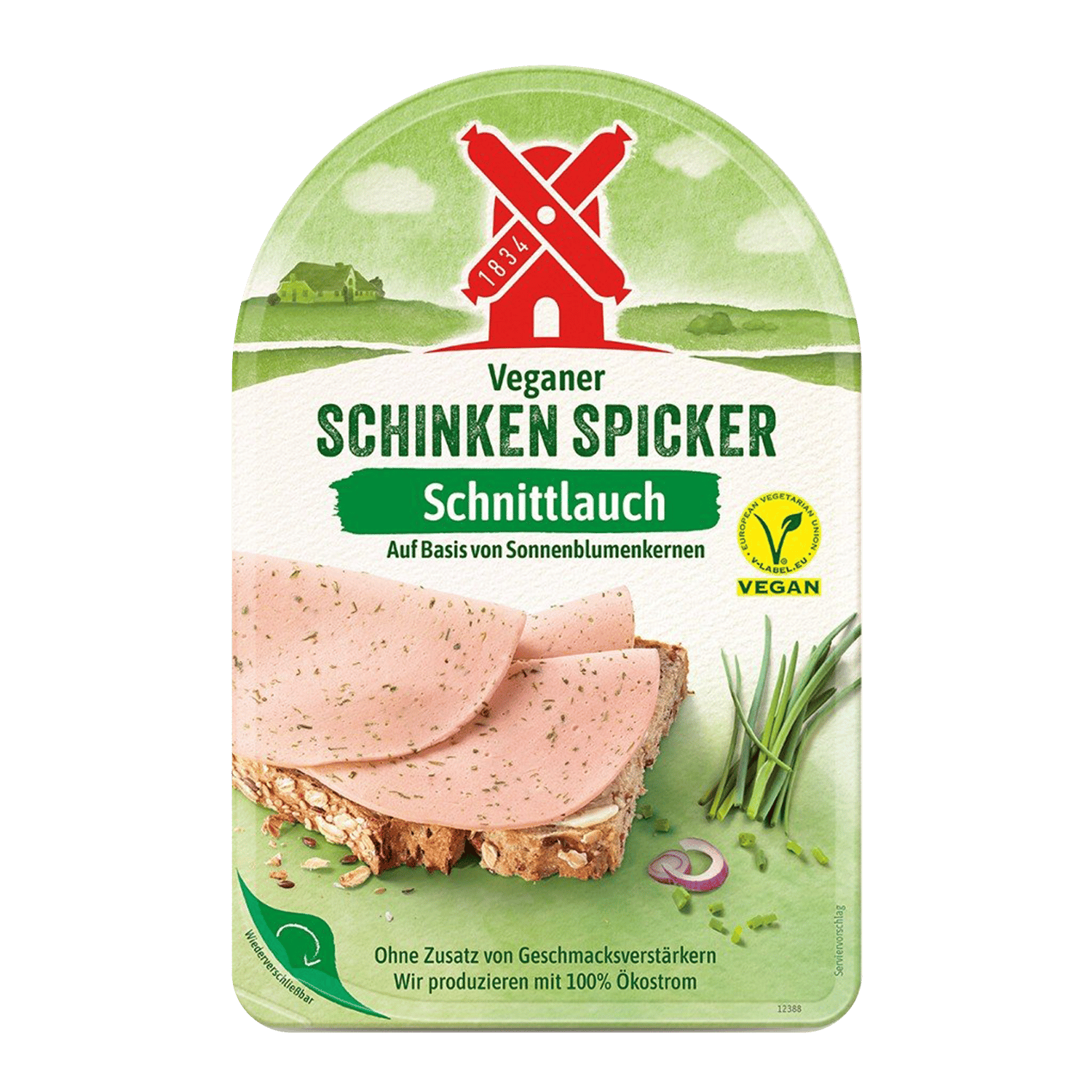 Veganer Schinken Spicker Schnittlauch, 80g